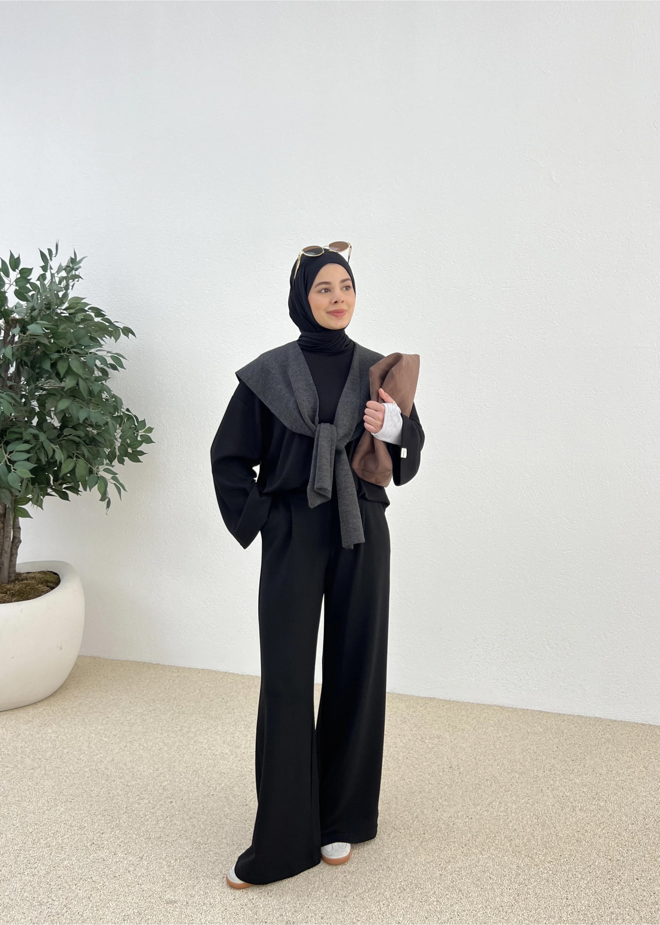 OVERSİZE MEVSİMLİK OYAHO TAKIM siyah