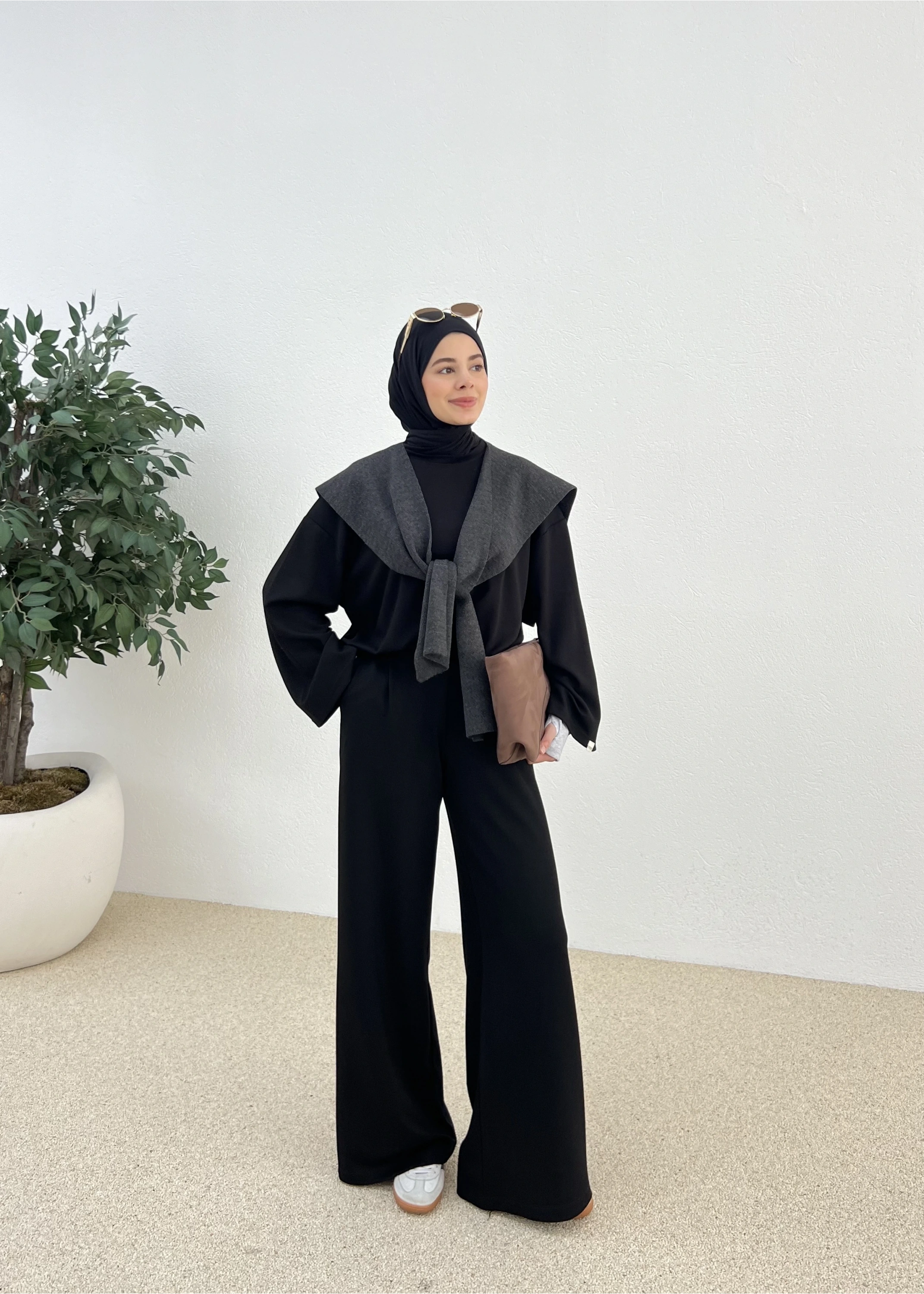 OVERSİZE MEVSİMLİK OYAHO TAKIM siyah