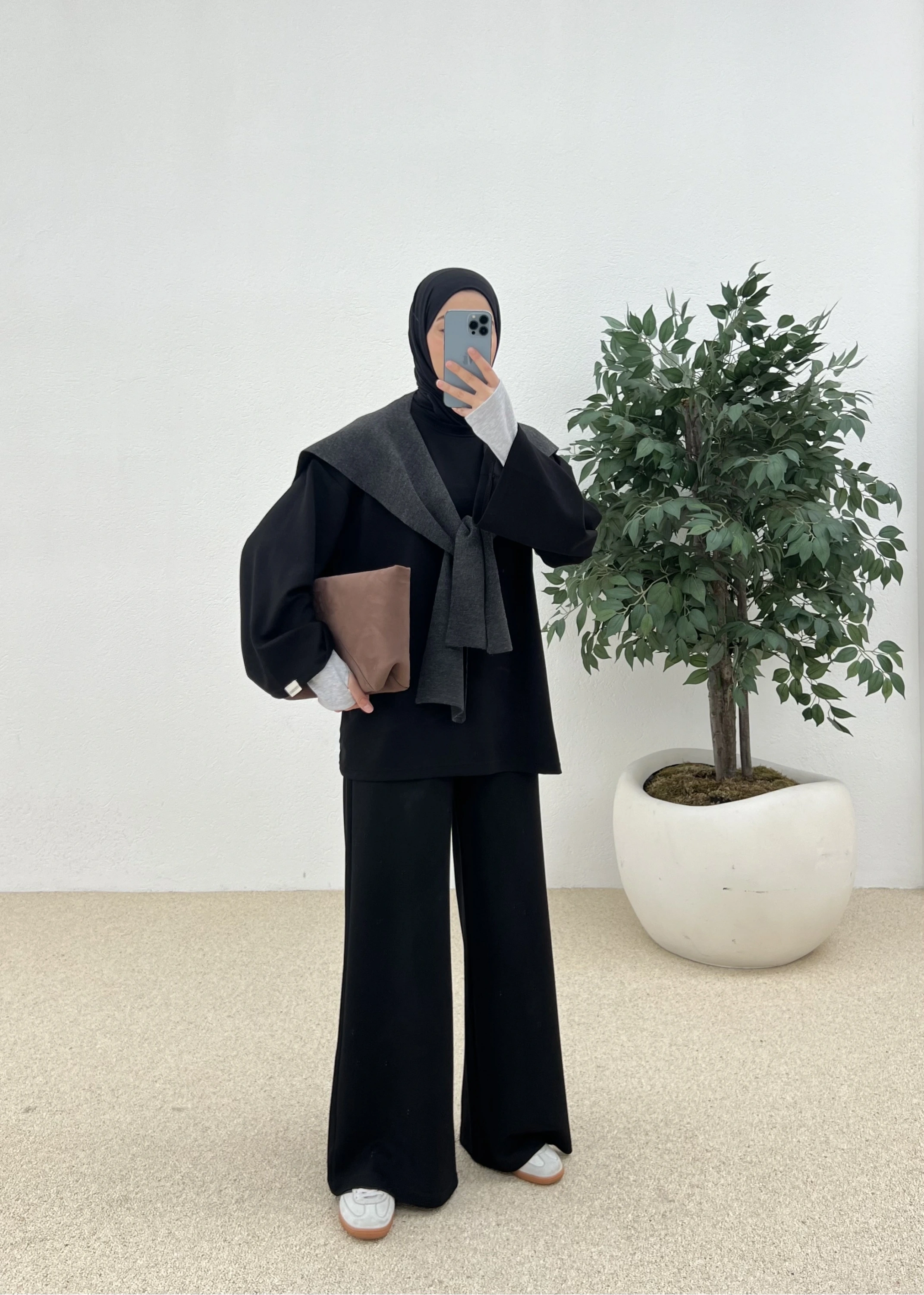 OVERSİZE MEVSİMLİK OYAHO TAKIM siyah