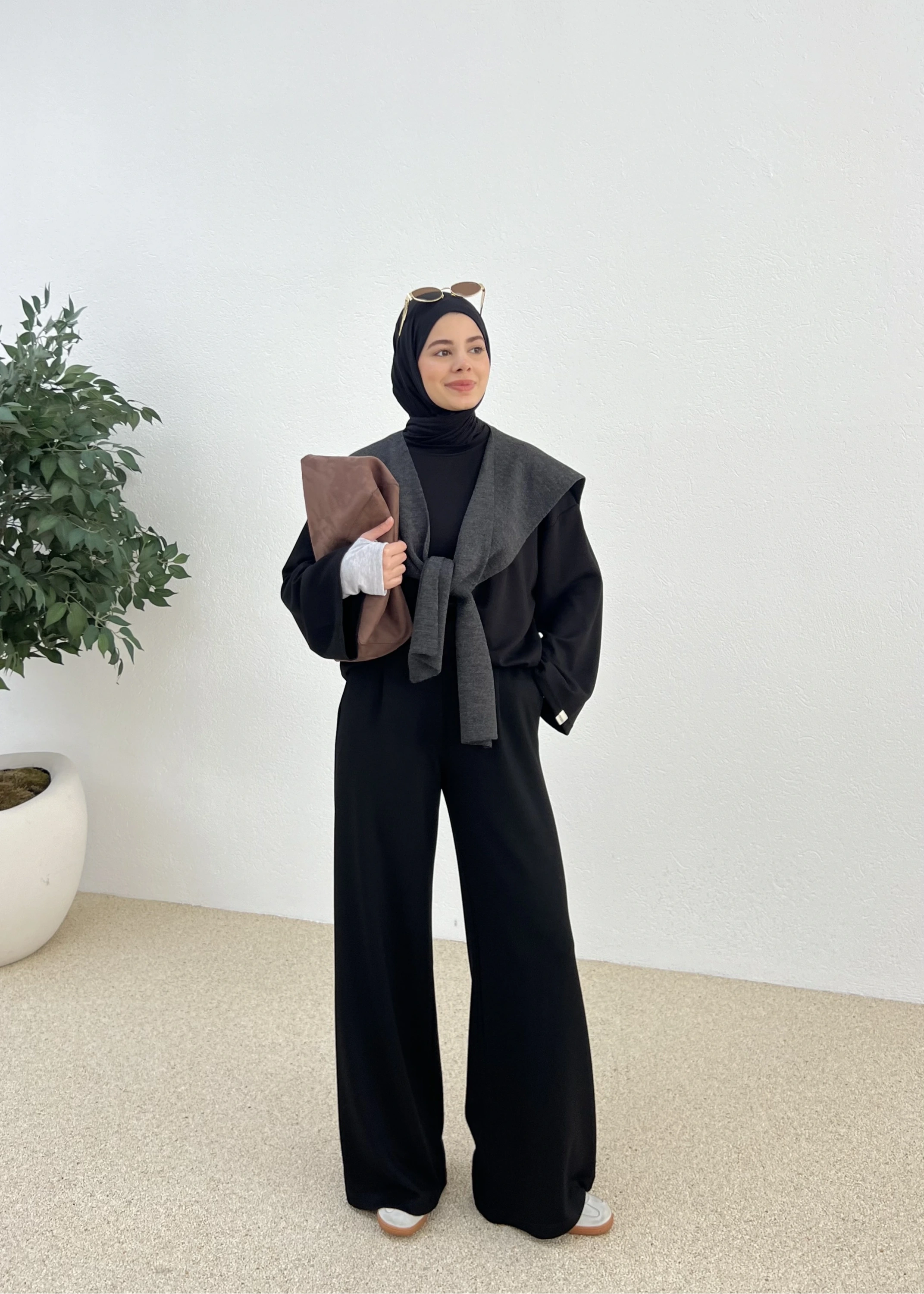 OVERSİZE MEVSİMLİK OYAHO TAKIM siyah