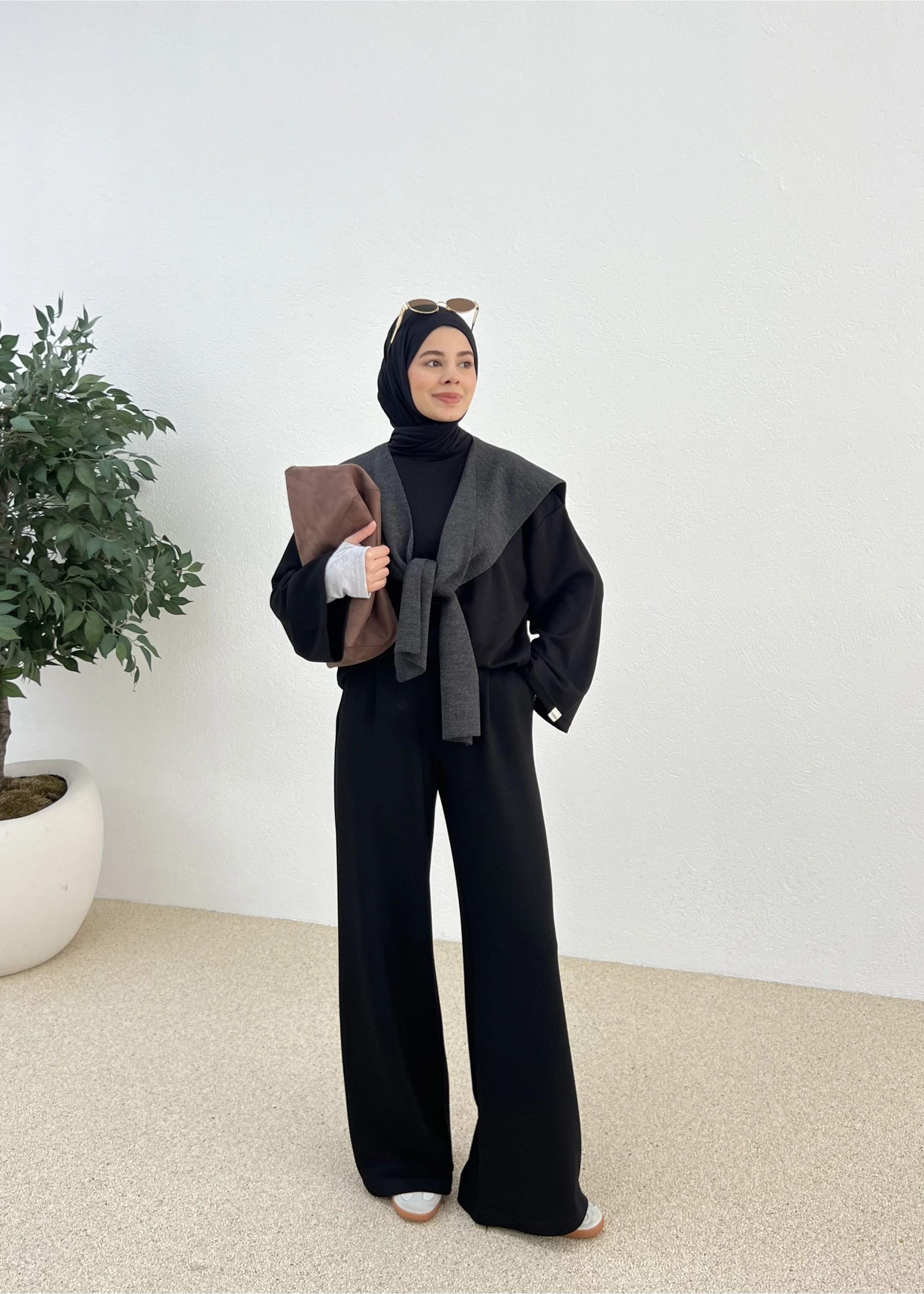 OVERSİZE MEVSİMLİK OYAHO TAKIM siyah