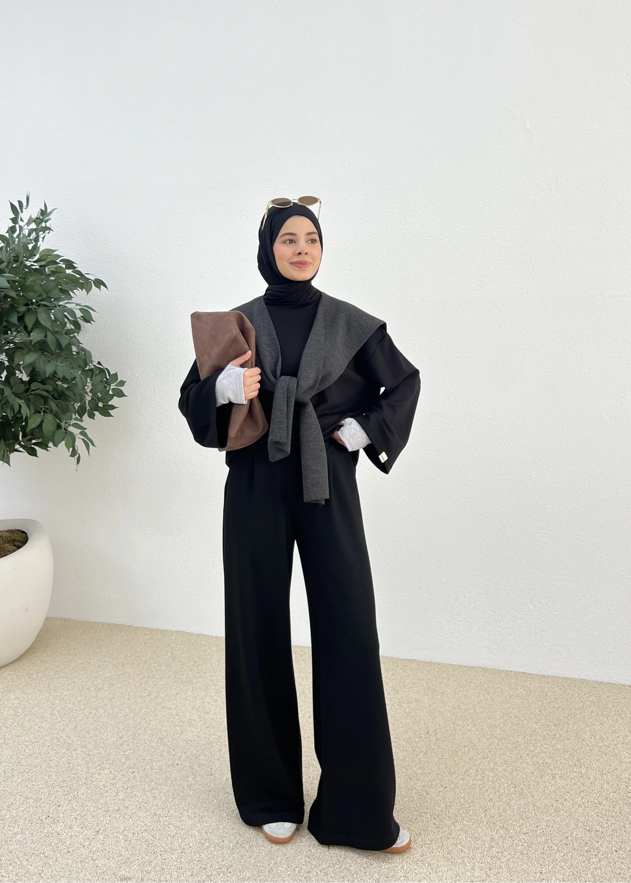 OVERSİZE MEVSİMLİK OYAHO TAKIM siyah