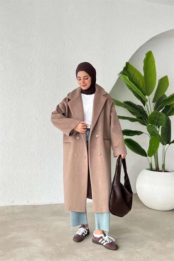 Oversize Premium ithal Kalite Kaban kahve