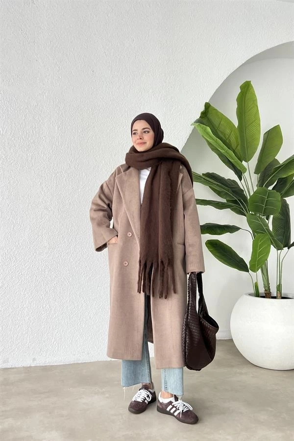 Oversize Premium ithal Kalite Kaban kahve