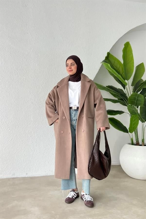 Oversize Premium ithal Kalite Kaban kahve