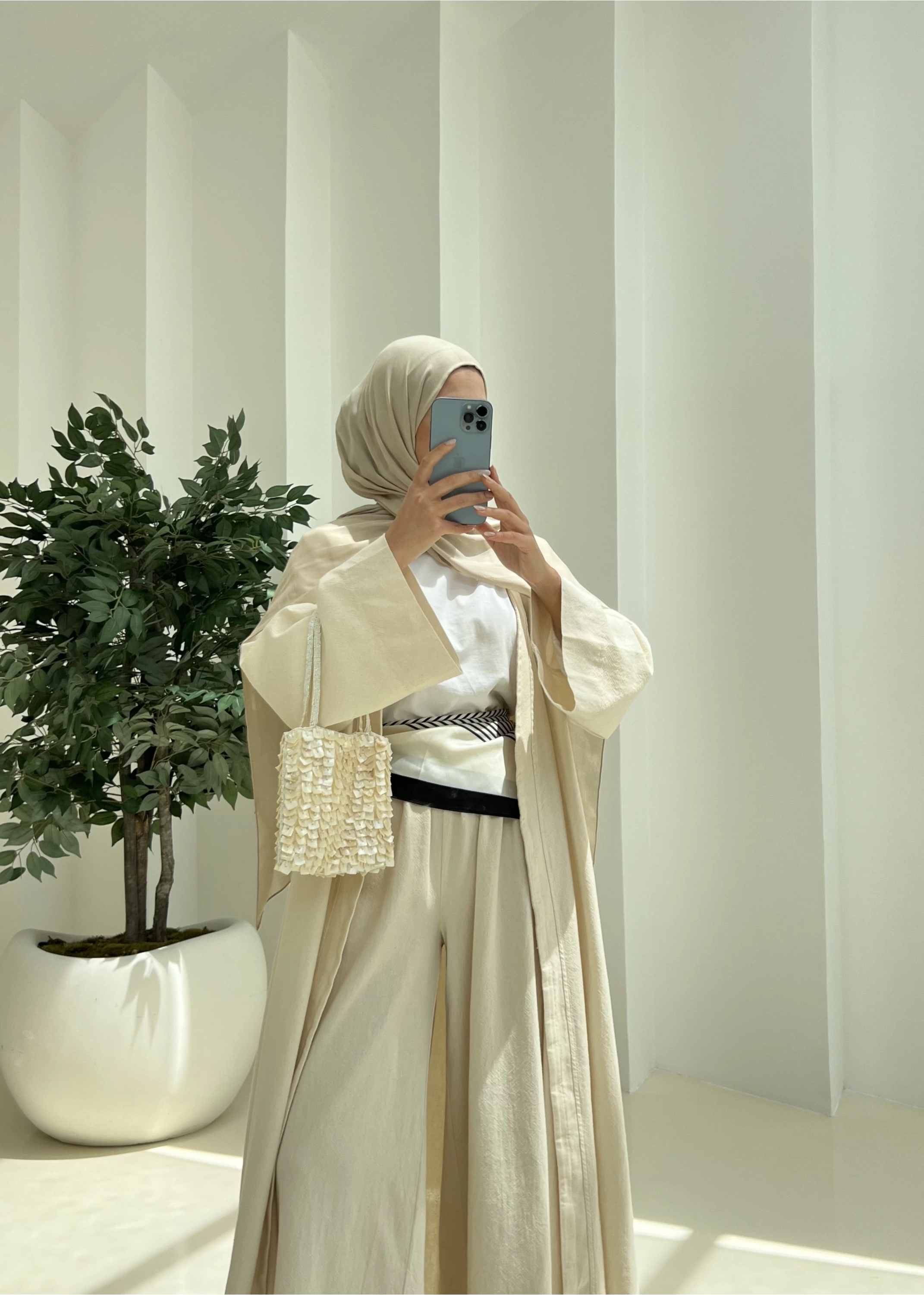 PANTOLONLU ABAYA TAKIM
