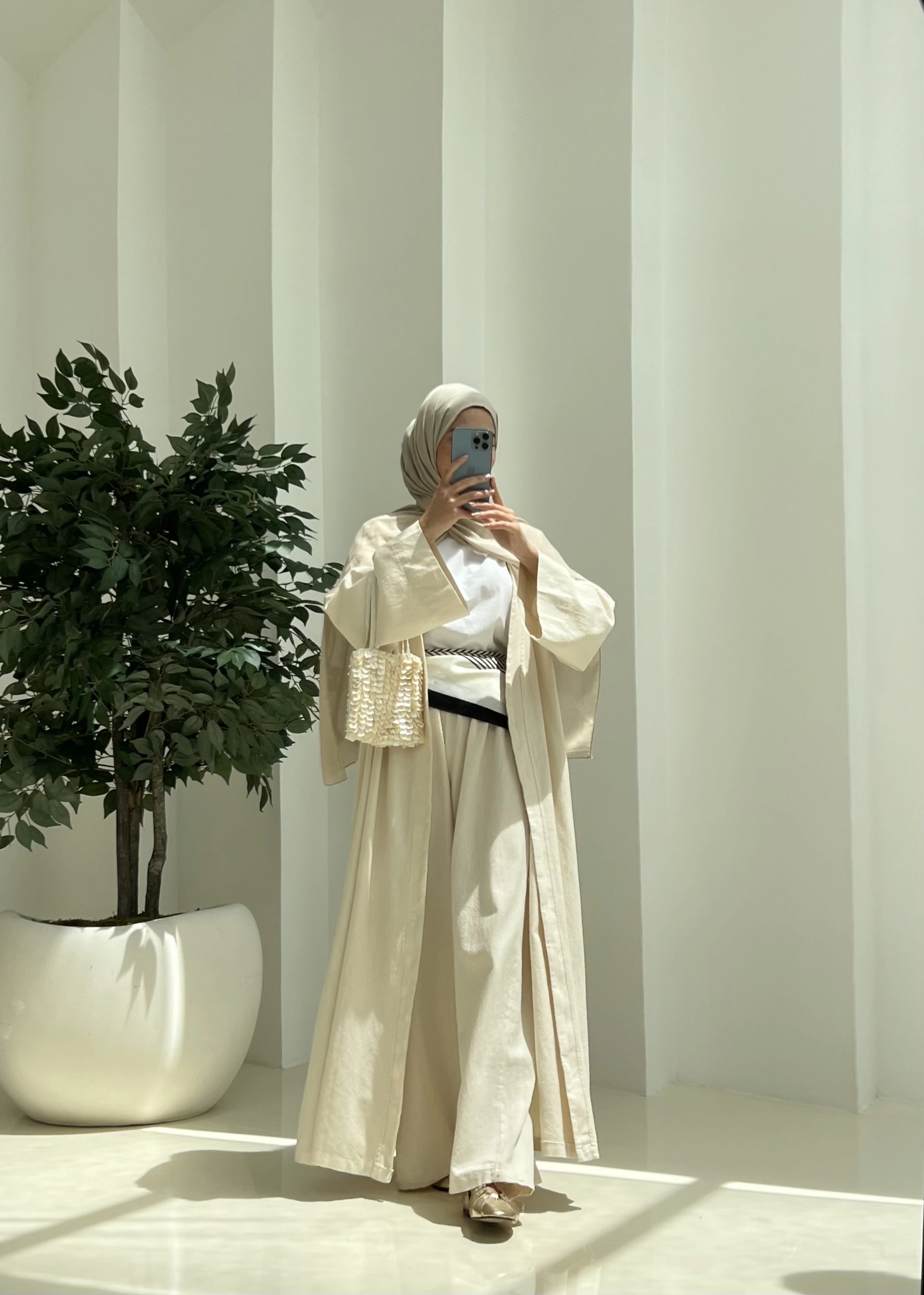 PANTOLONLU ABAYA TAKIM