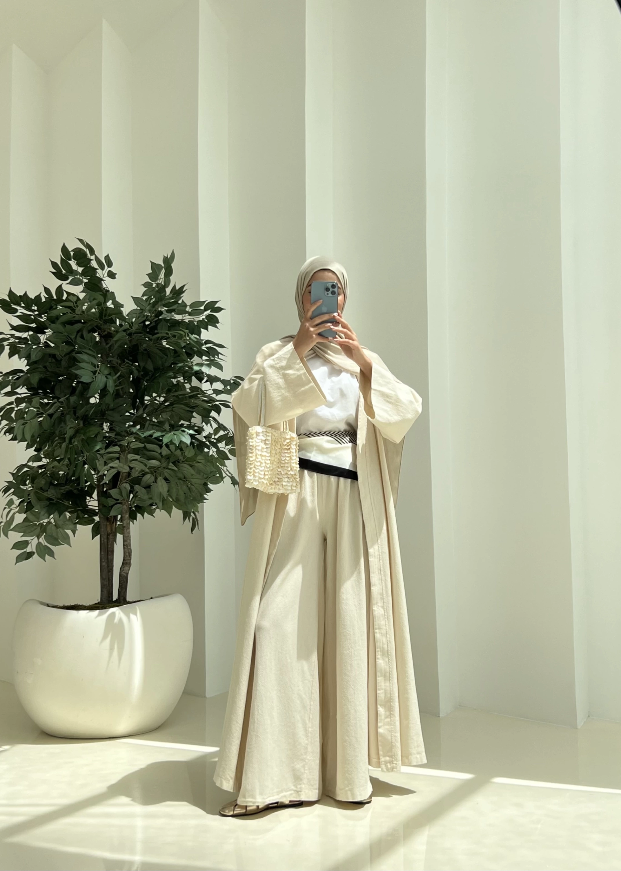 PANTOLONLU ABAYA TAKIM