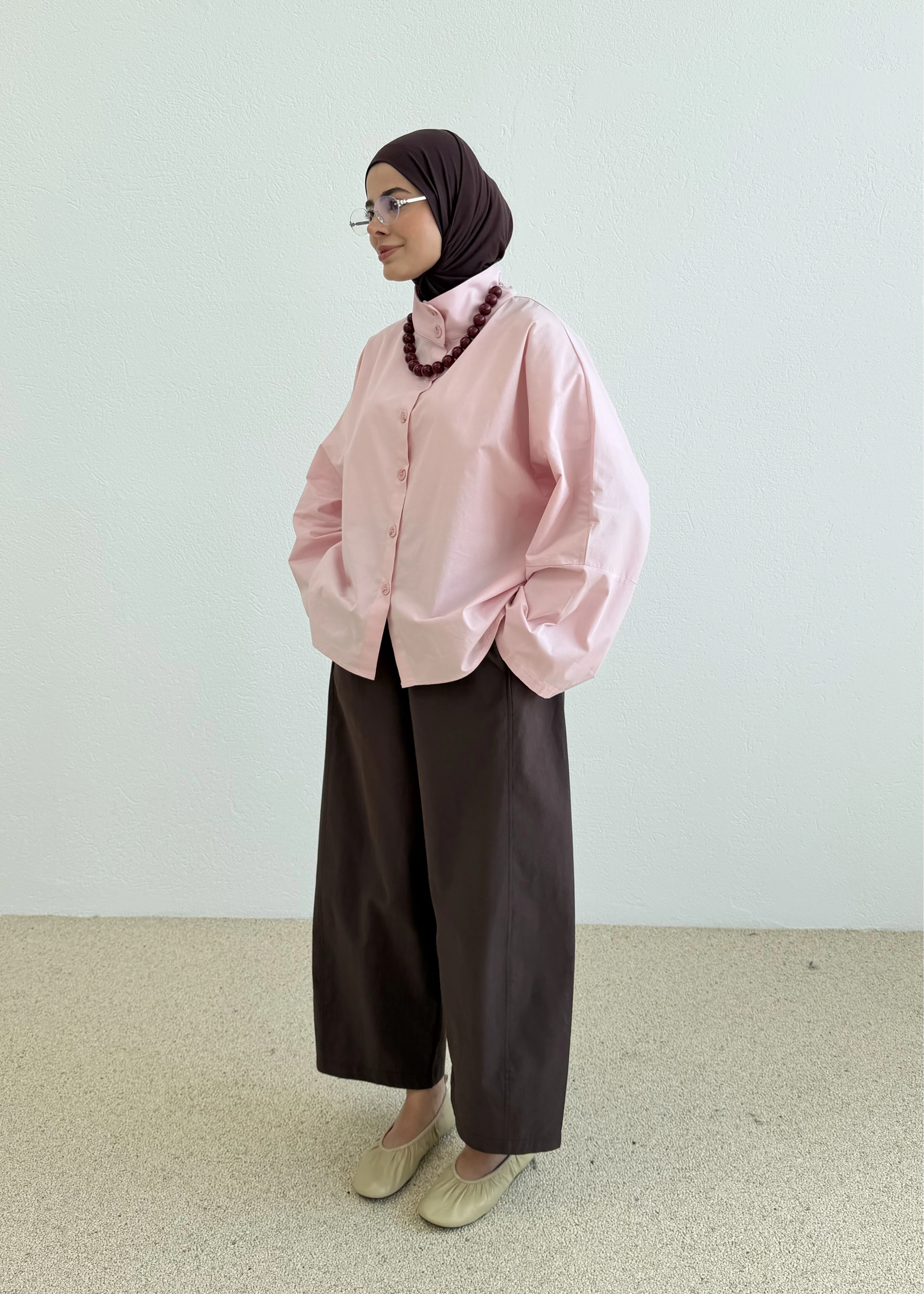 PEMBE PREMİUM GÖMLEK