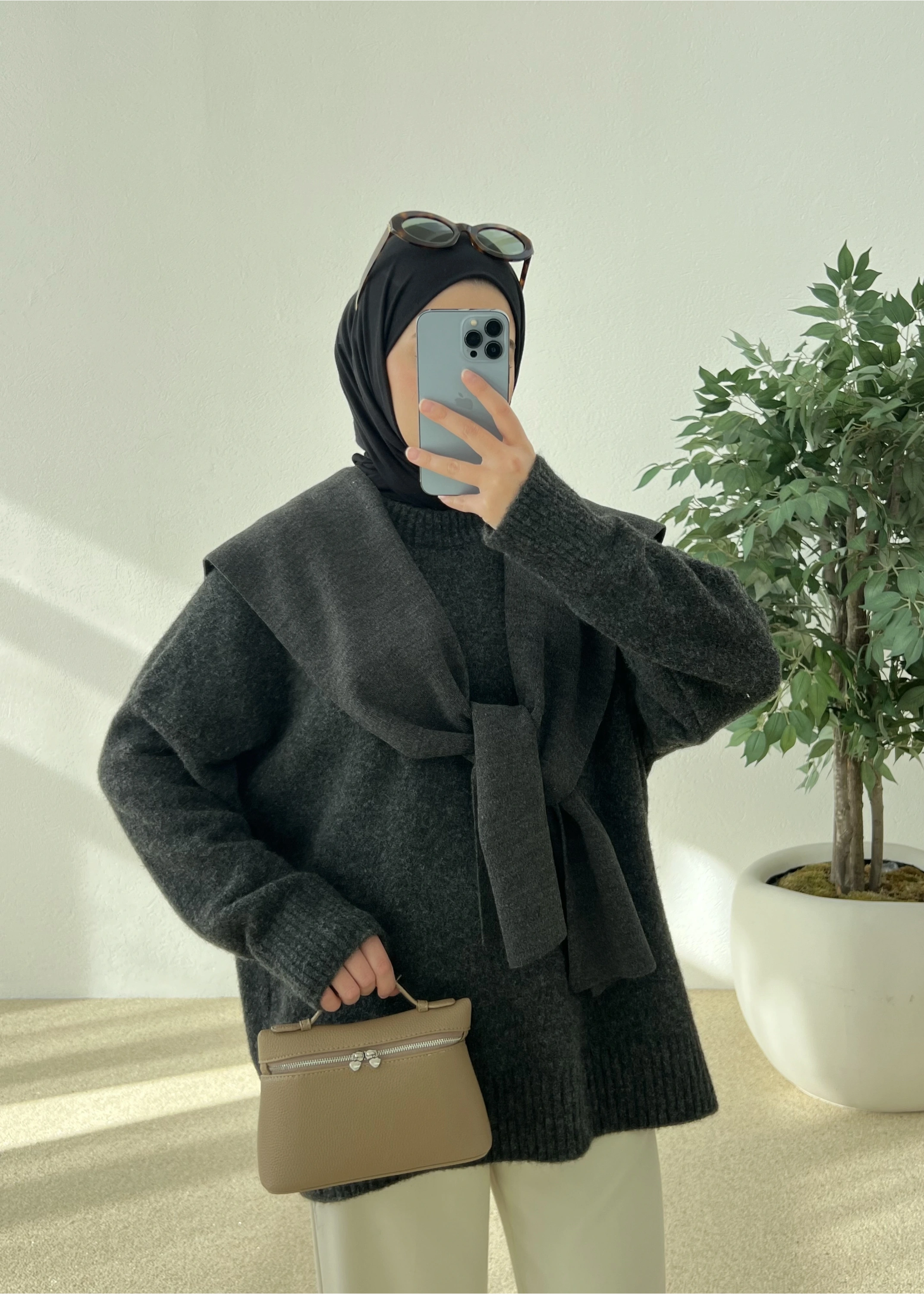 PNTRST zr Kazak koyu antrasit