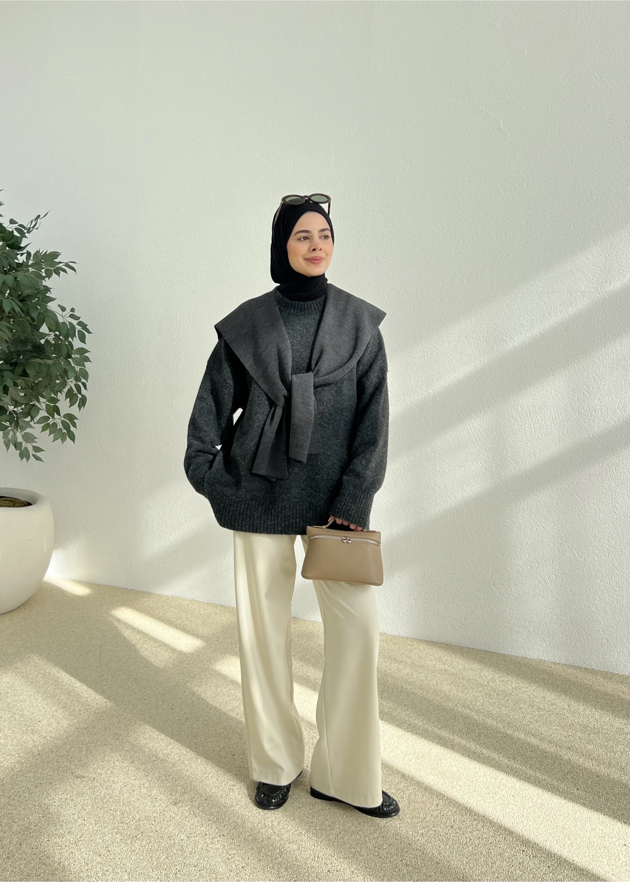 PNTRST zr Kazak koyu antrasit