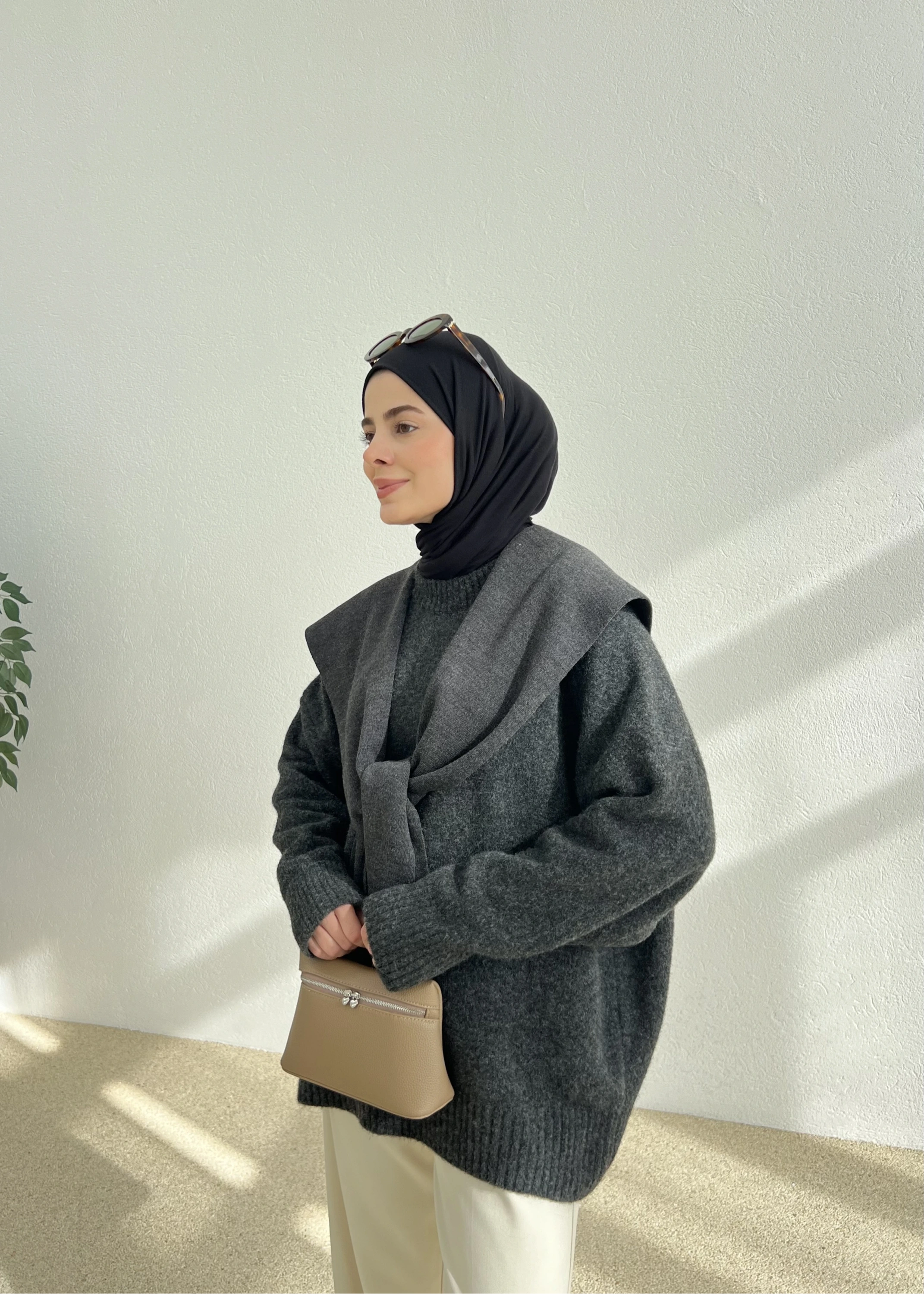 PNTRST zr Kazak koyu antrasit