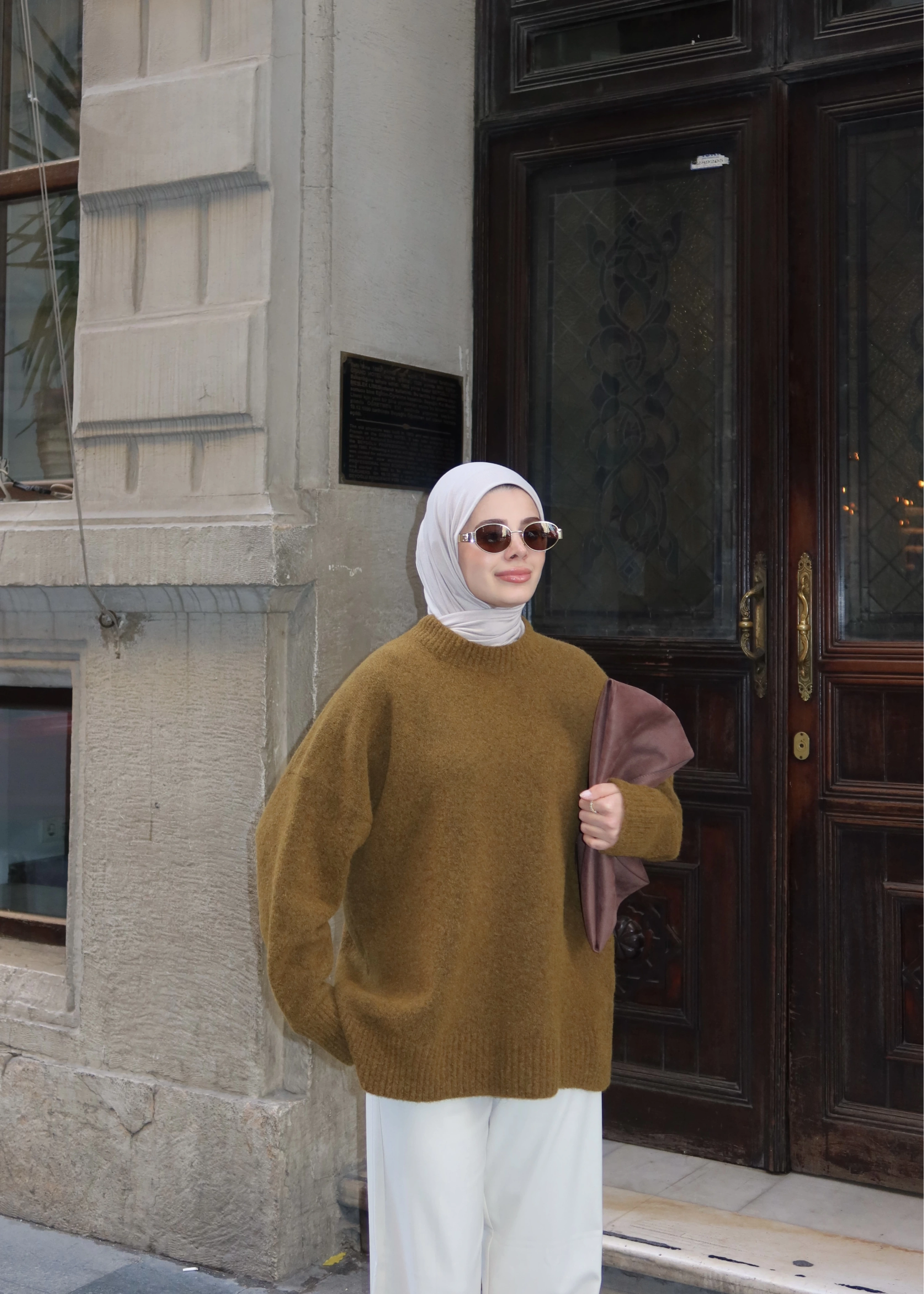 PNTRST zr Kazak koyu pastel yeşil