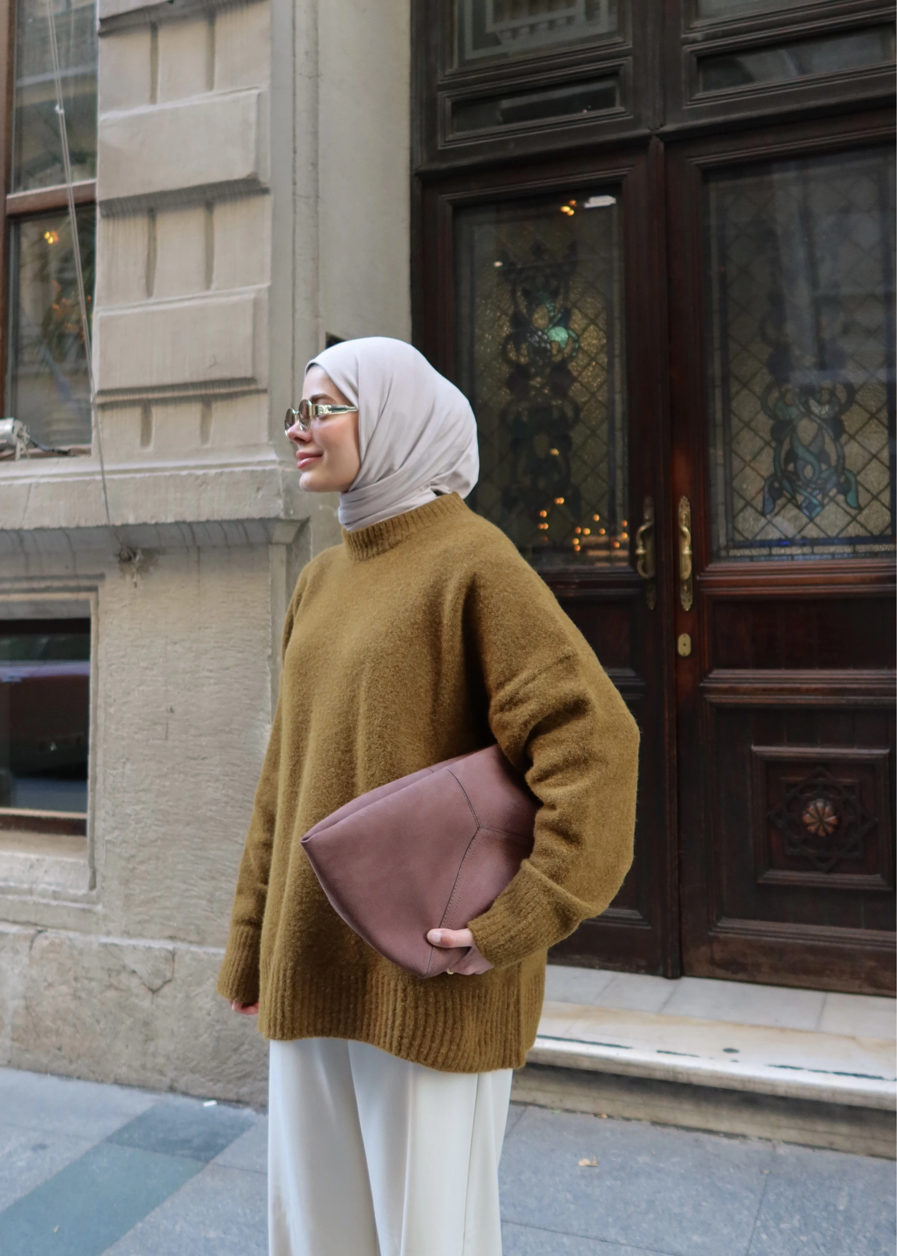 PNTRST zr Kazak koyu pastel yeşil