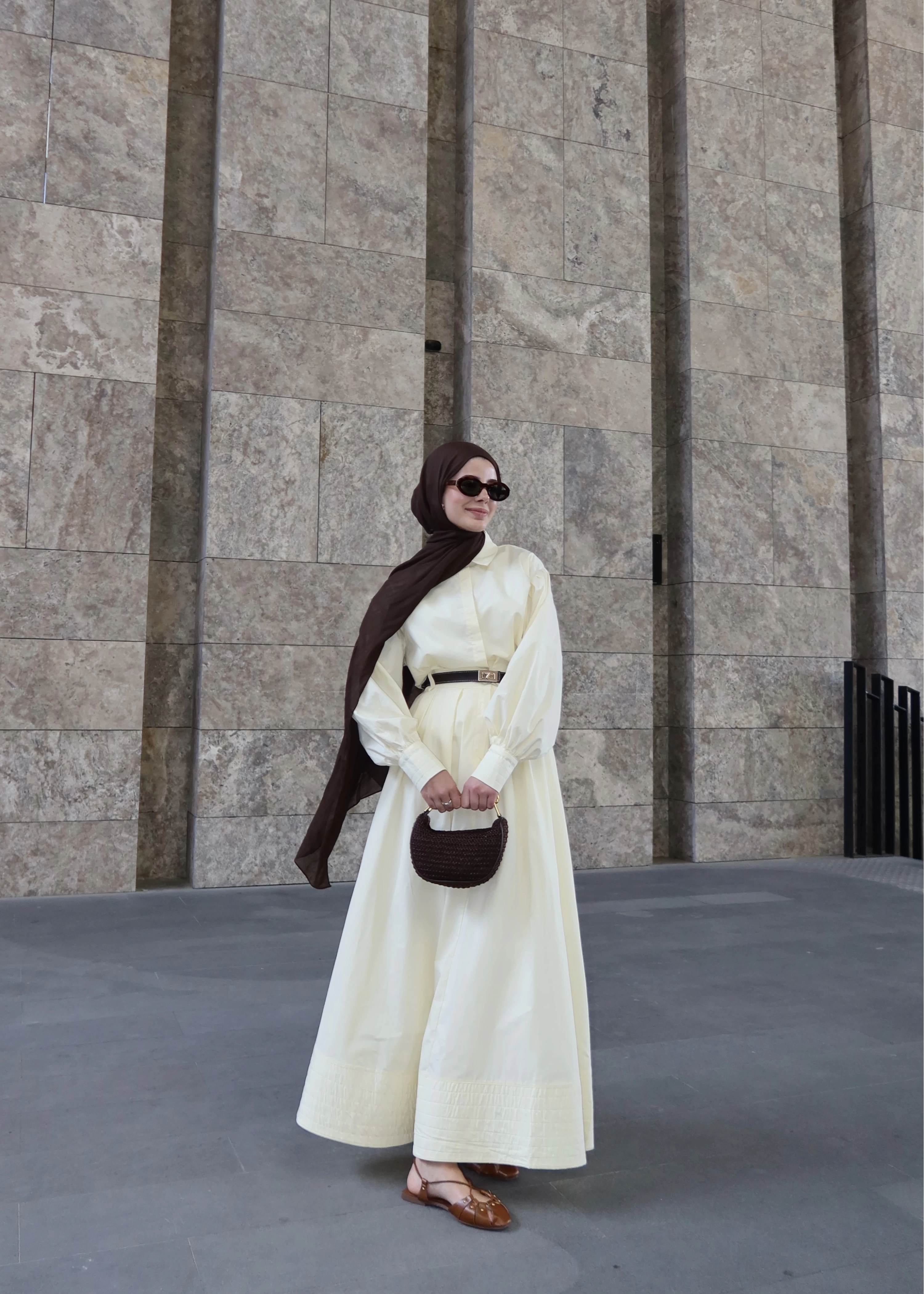 PREMİUM etekli takım butter yellow