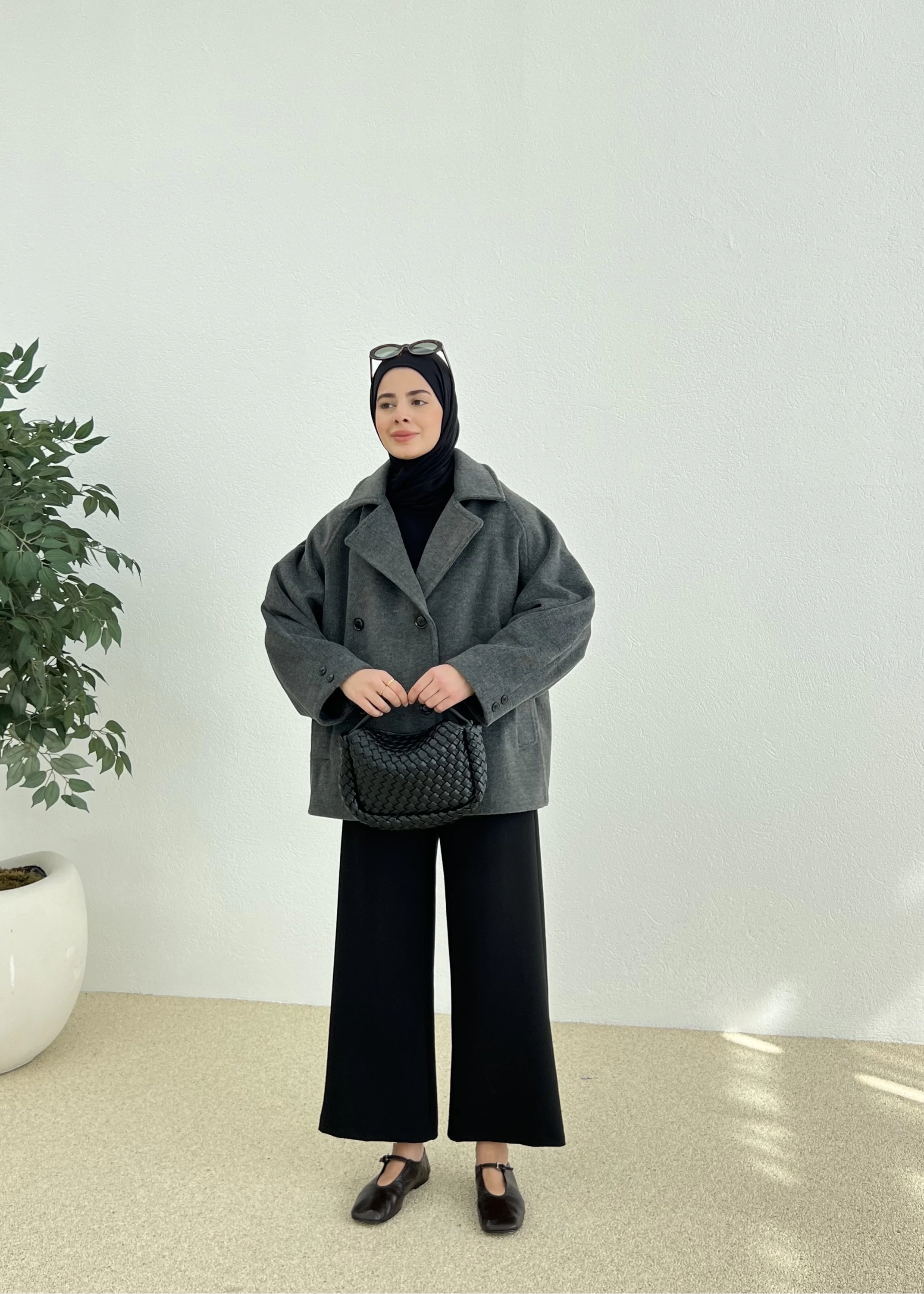 PREMİUM YÜN DOKUMA İTHAL KABAN antrasit