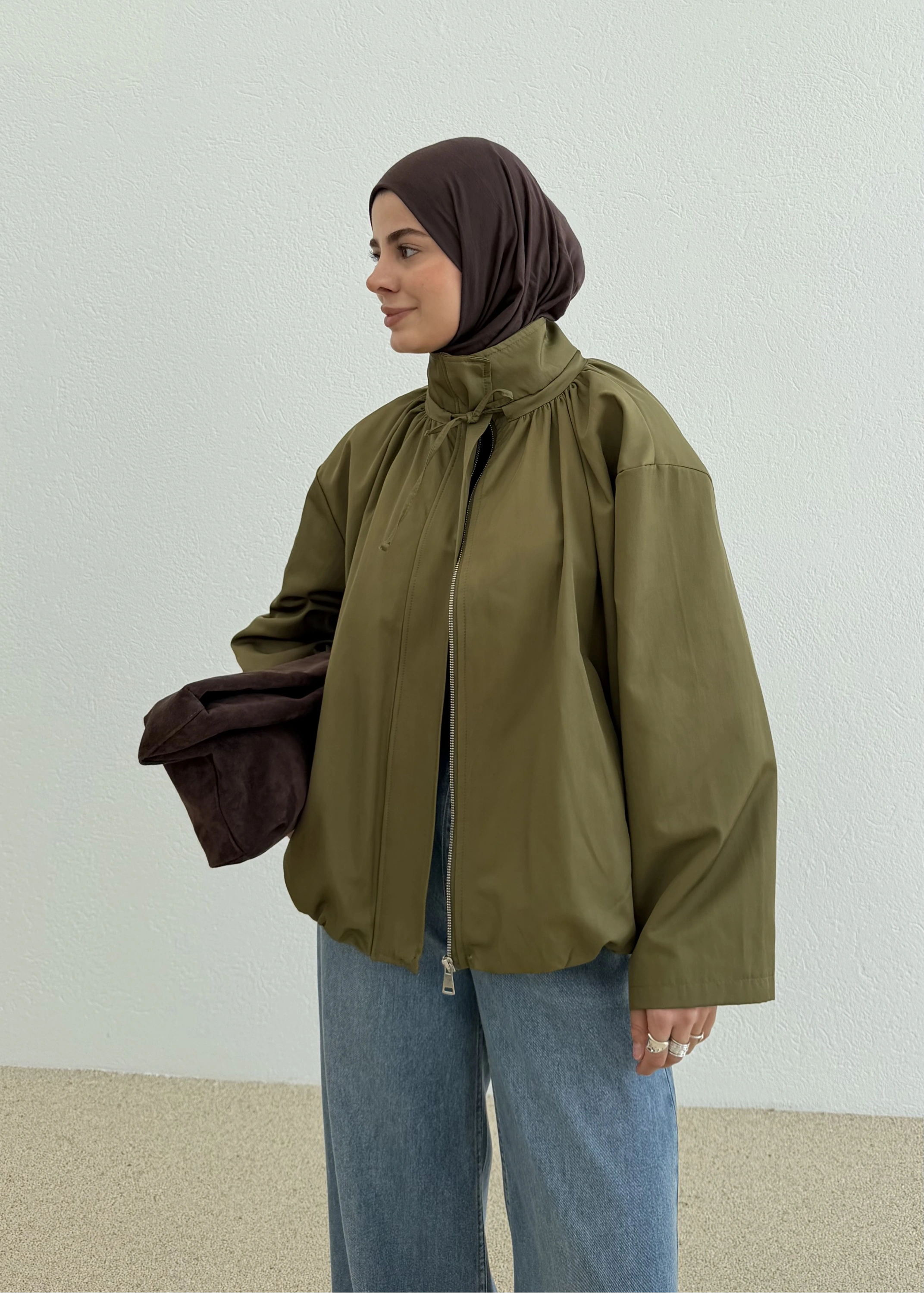 RİA PREMİUM SELECTİON BOMBER CEKET YEŞİL