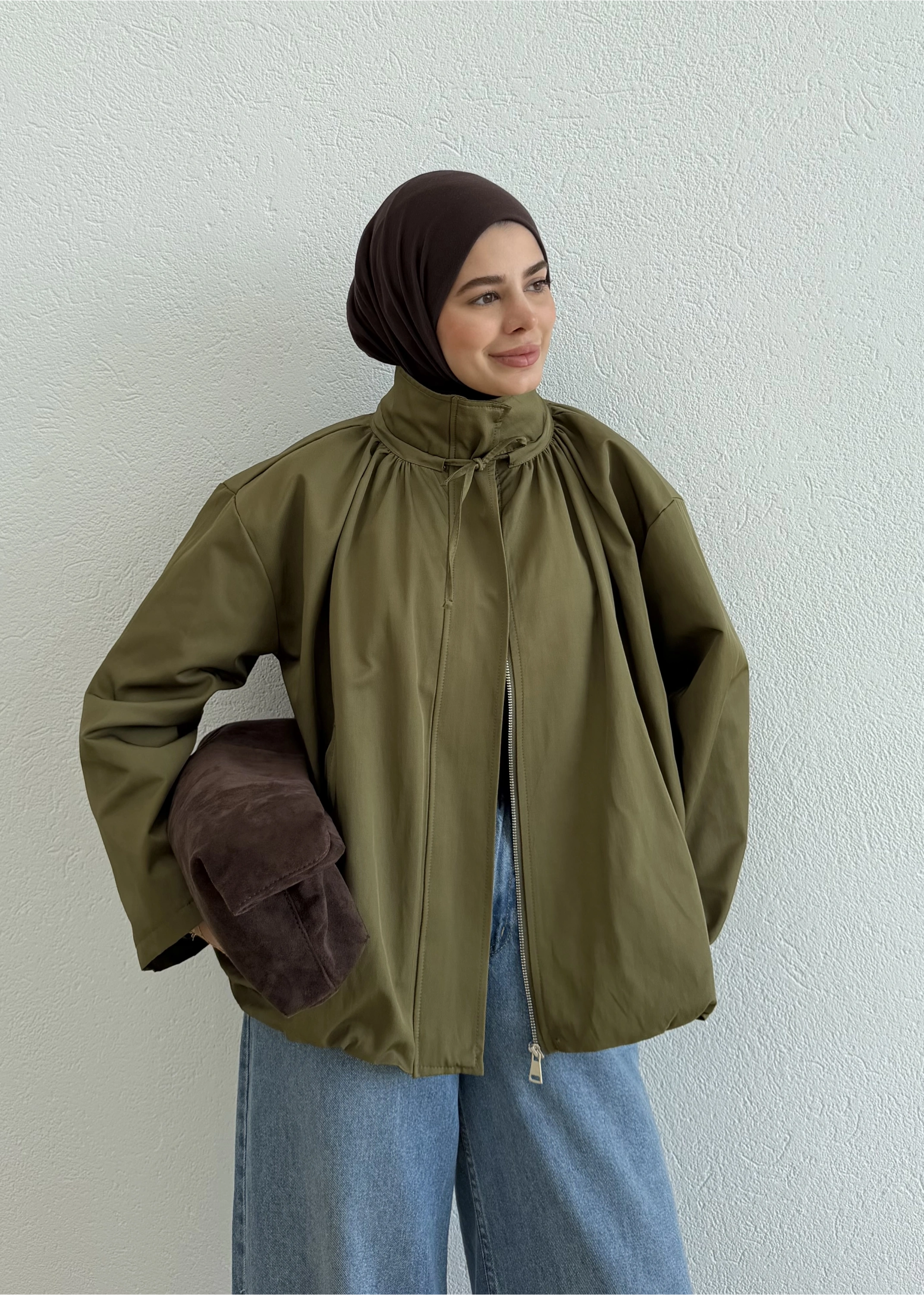 RİA PREMİUM SELECTİON BOMBER CEKET YEŞİL