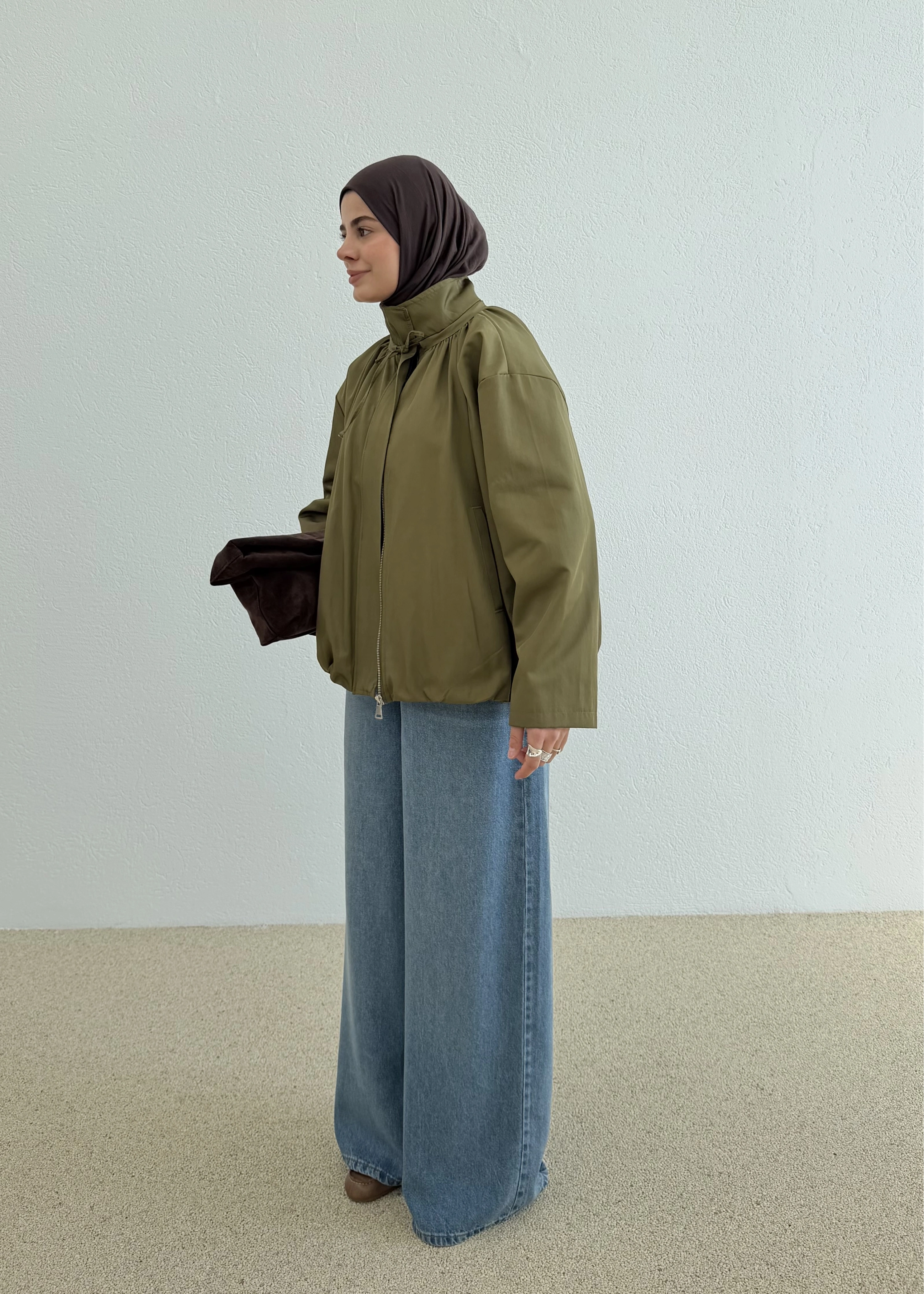 RİA PREMİUM SELECTİON BOMBER CEKET YEŞİL