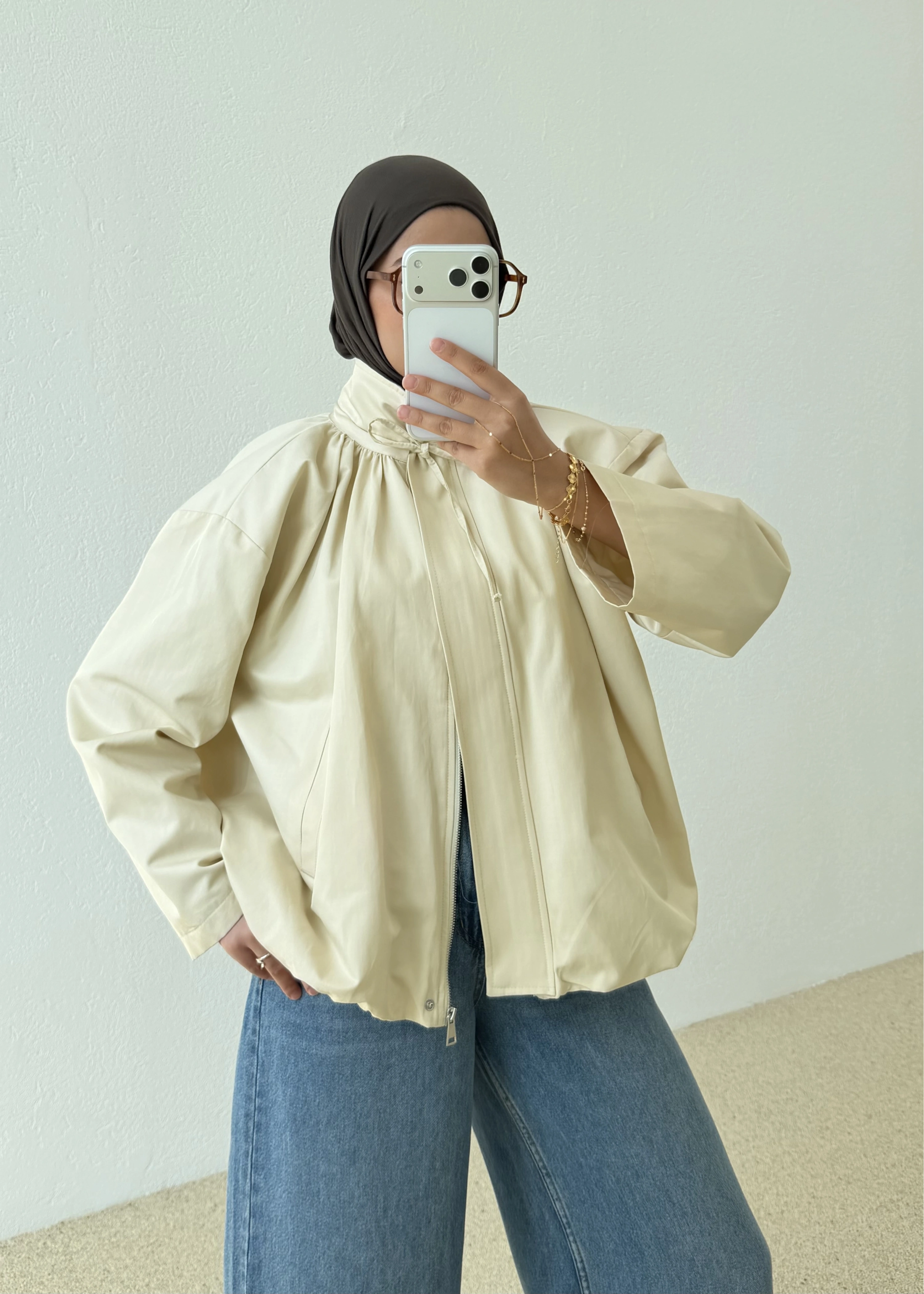 RİA PREMİUM SELECTİON BOMBER CEKET BEJ