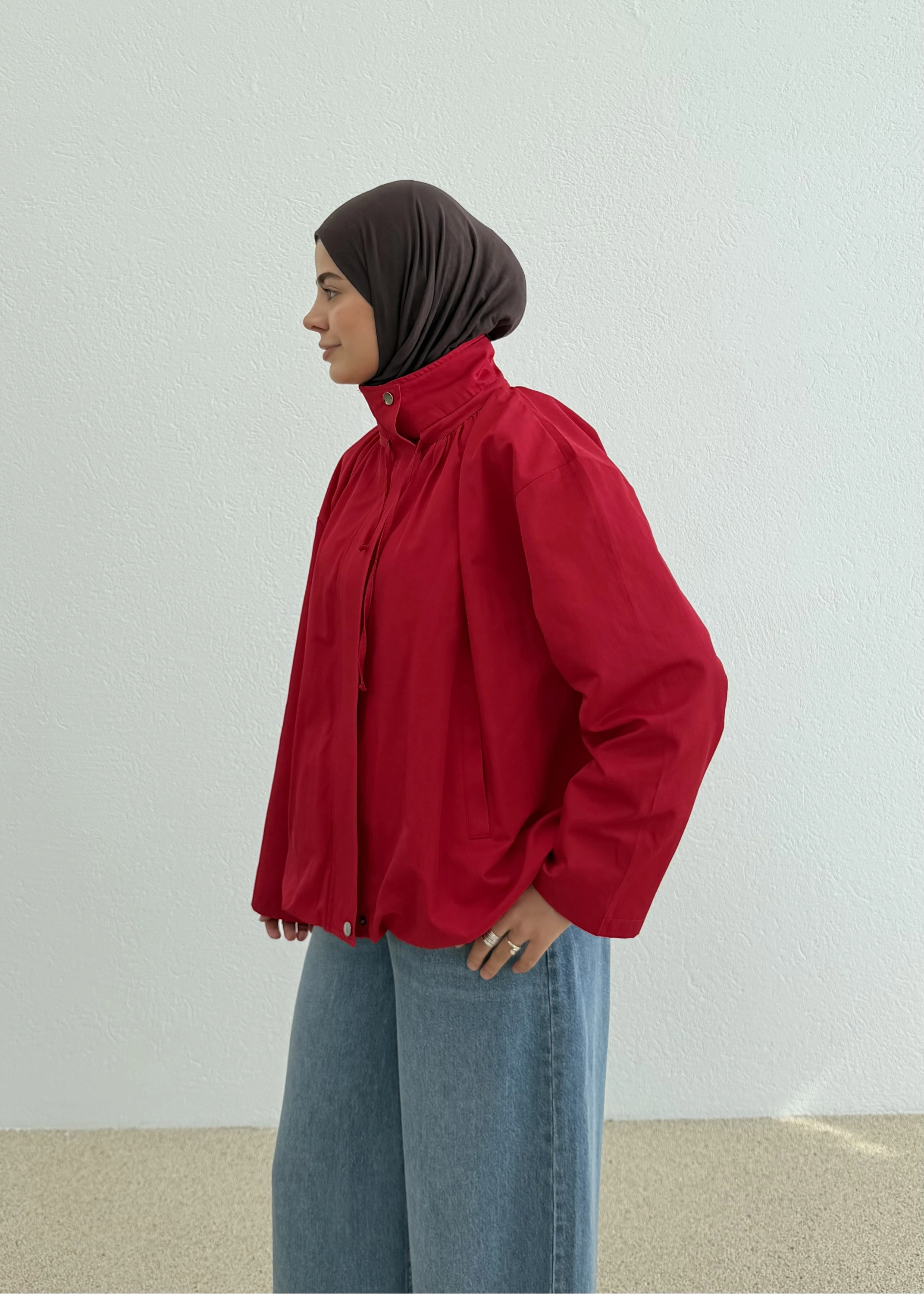 RİA PREMİUM SELECTİON BOMBER CEKET KIRMIZI