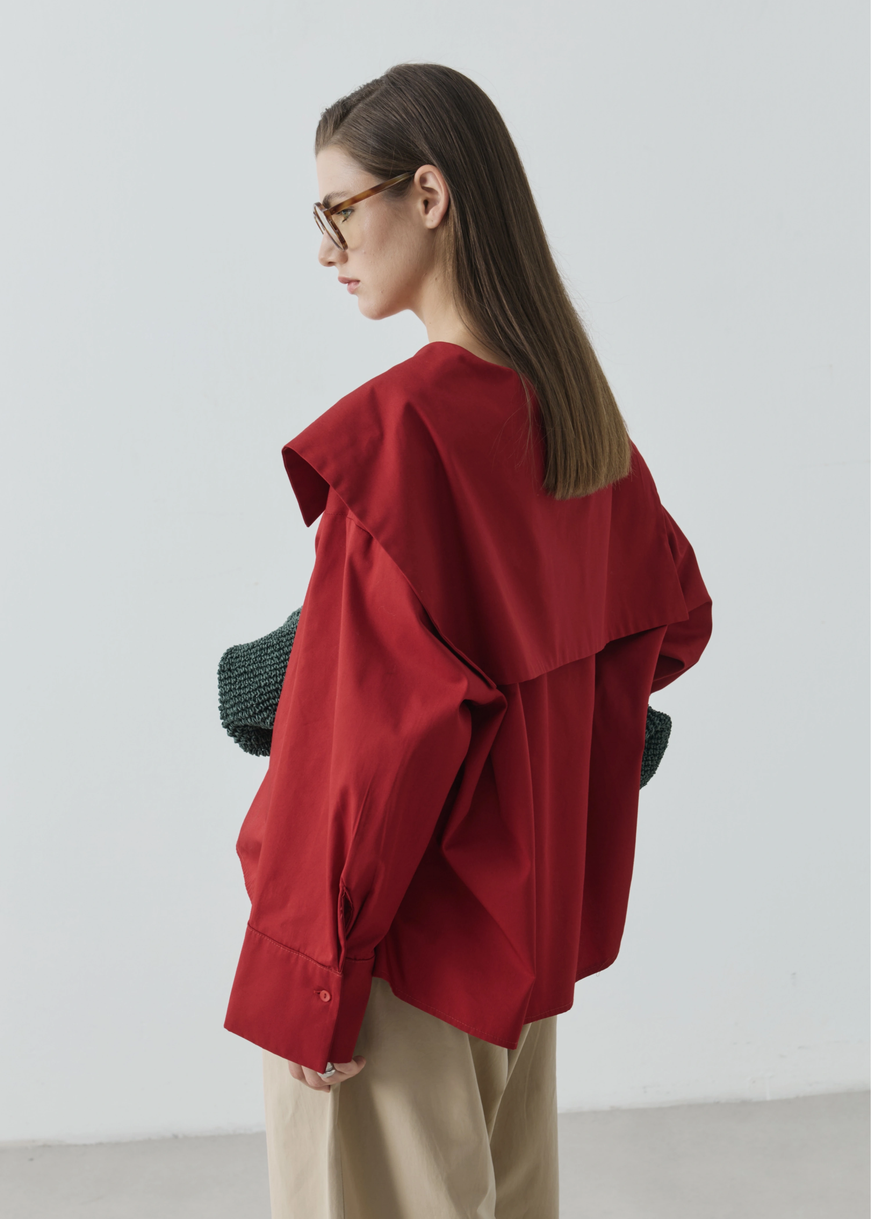 RUBY CAPE BLUZ KIRMIZI