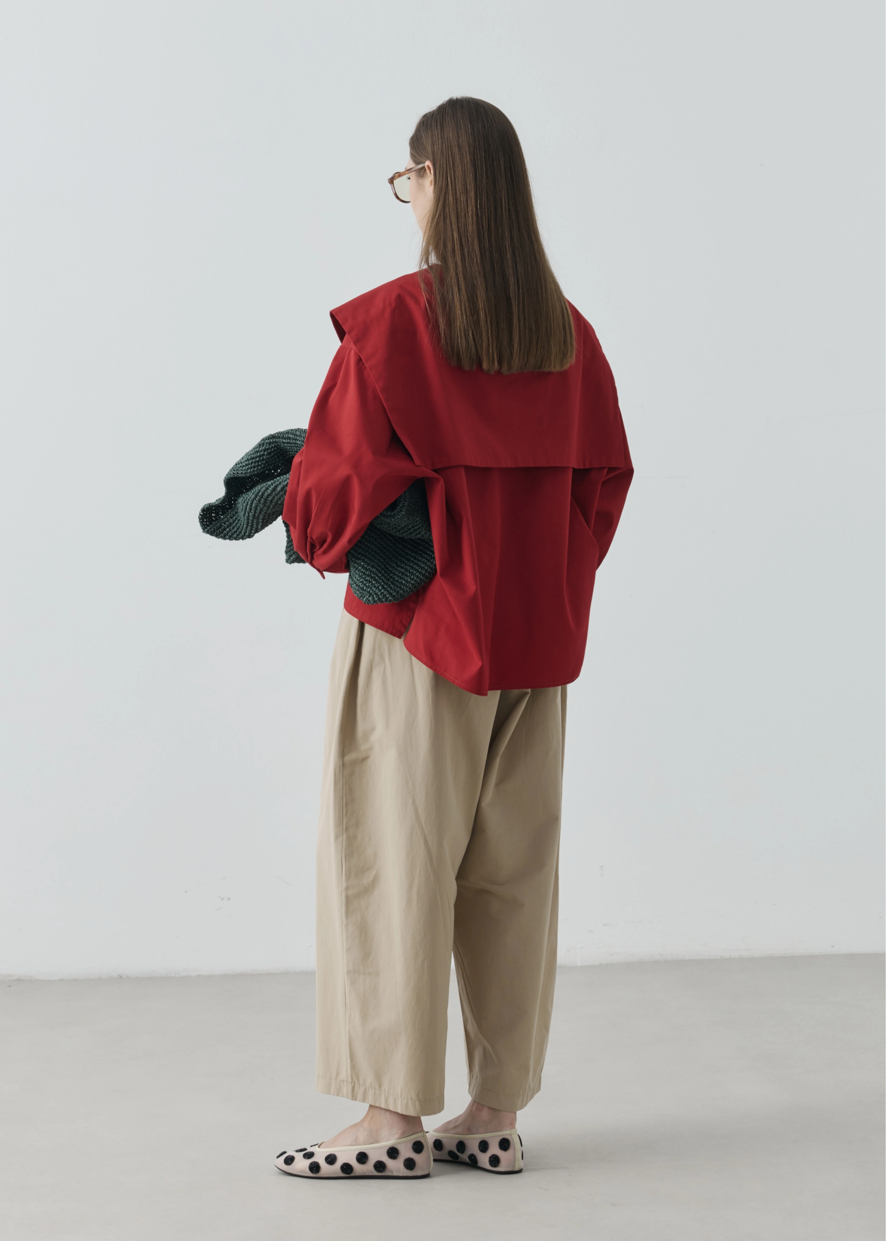 RUBY CAPE BLUZ KIRMIZI