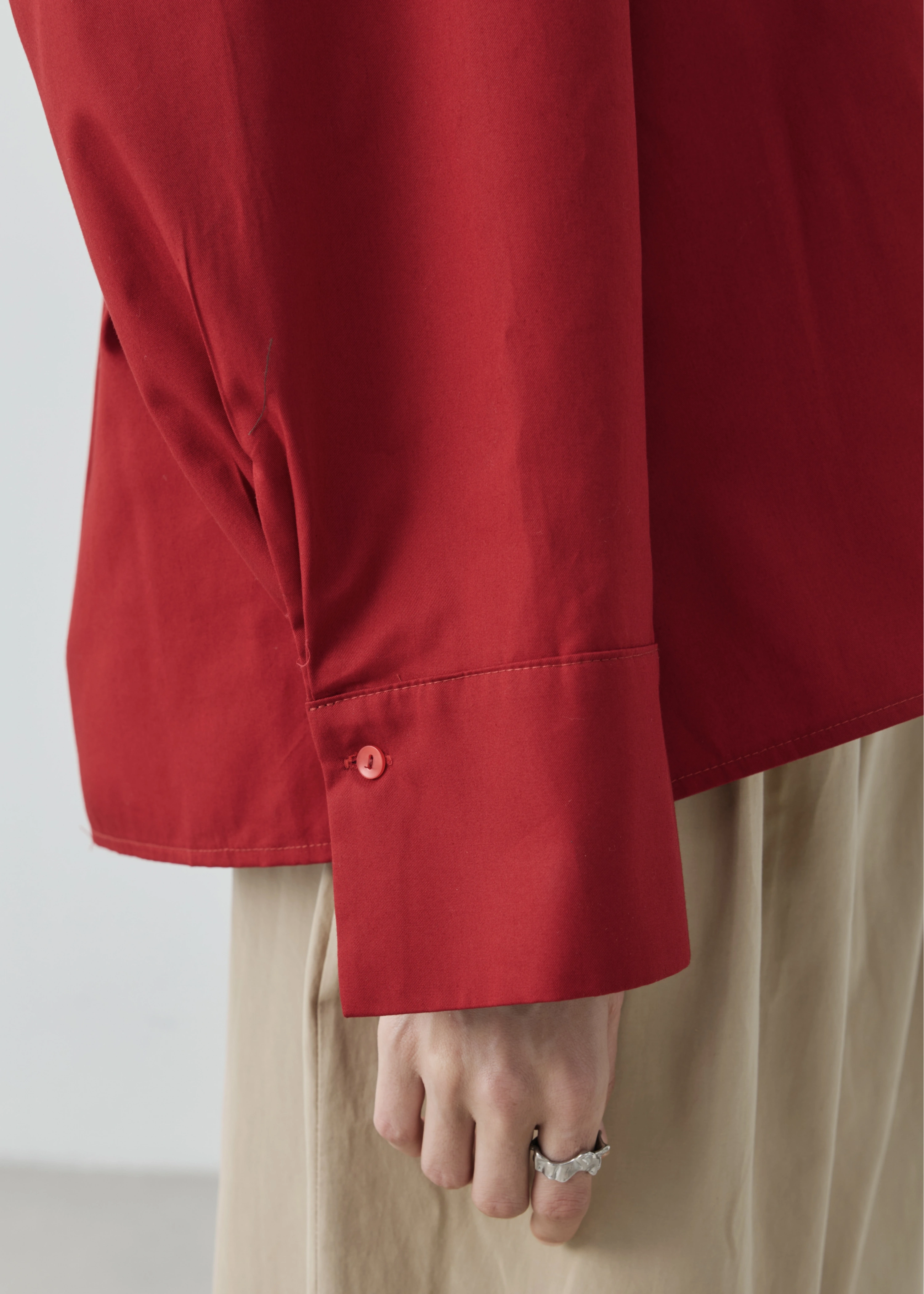 RUBY CAPE BLUZ KIRMIZI