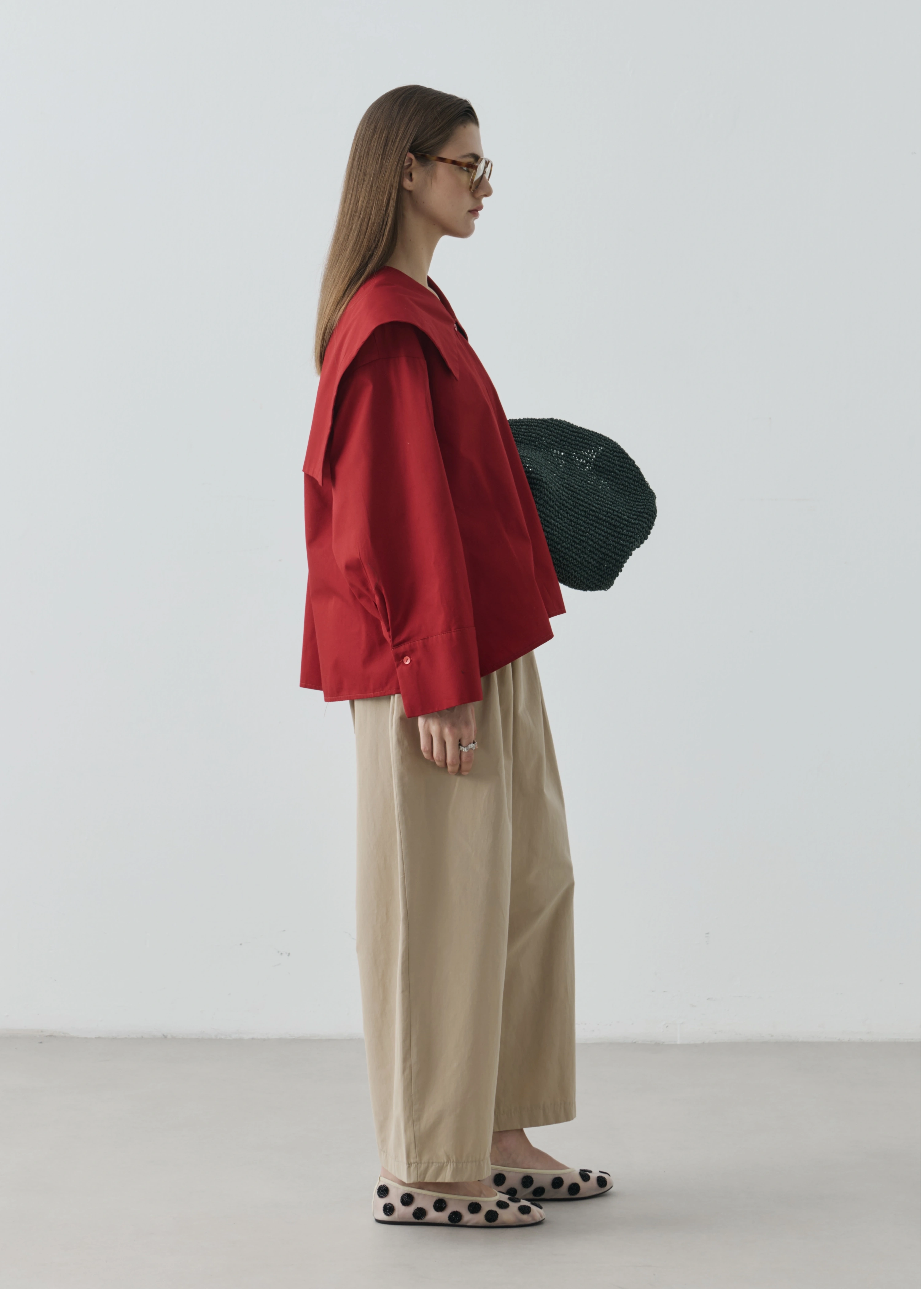 RUBY CAPE BLUZ KIRMIZI