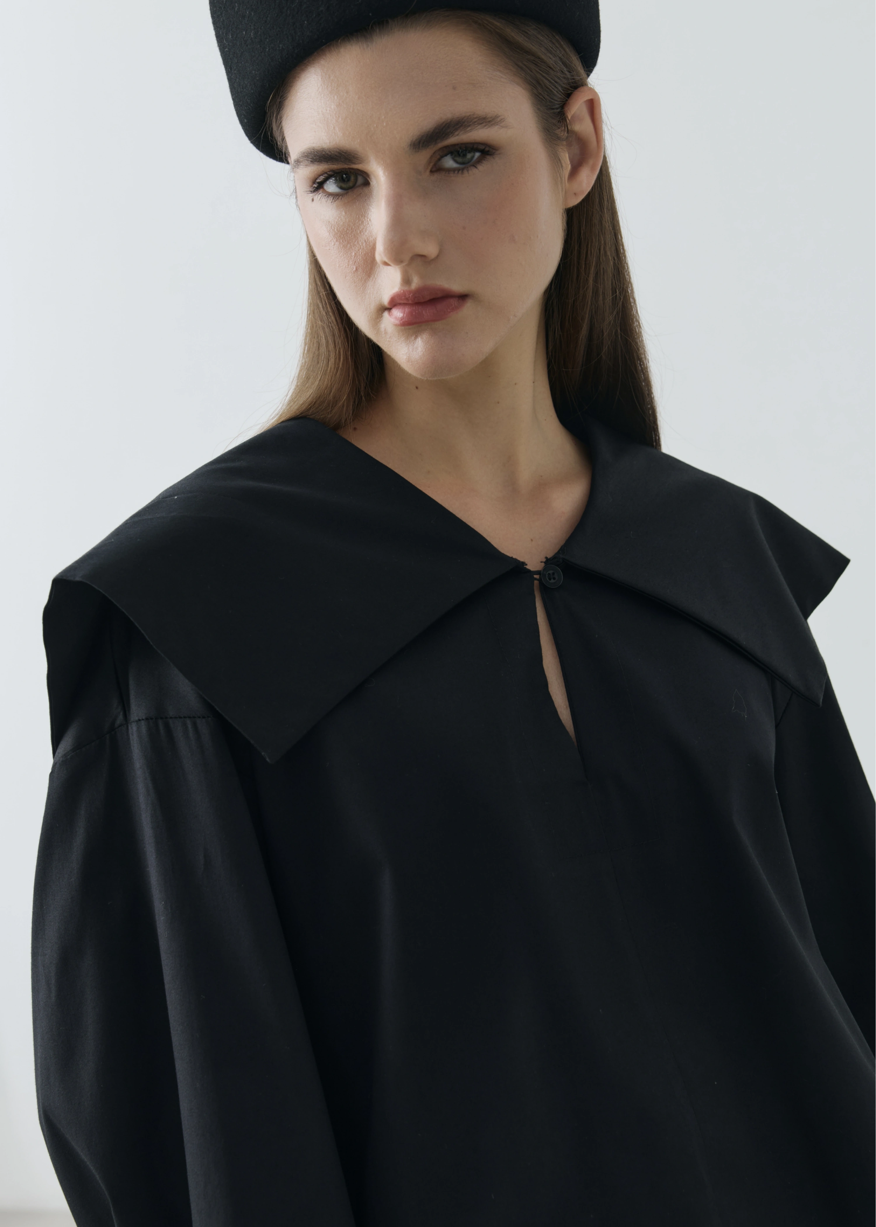 RUBY CAPE BLUZ SİYAH