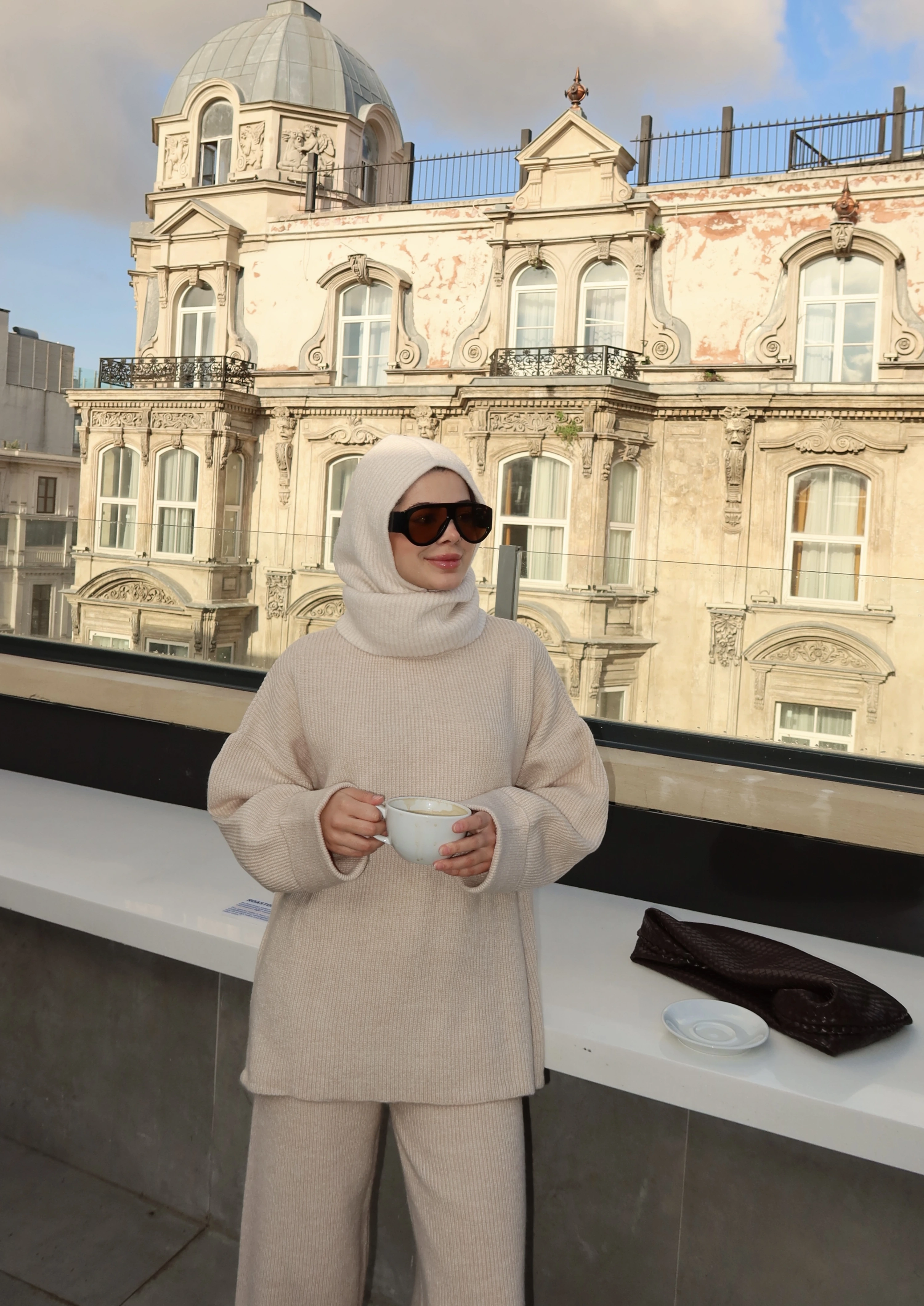 SIK DOKUMA PREMİUM TRİKO TAKIM bej