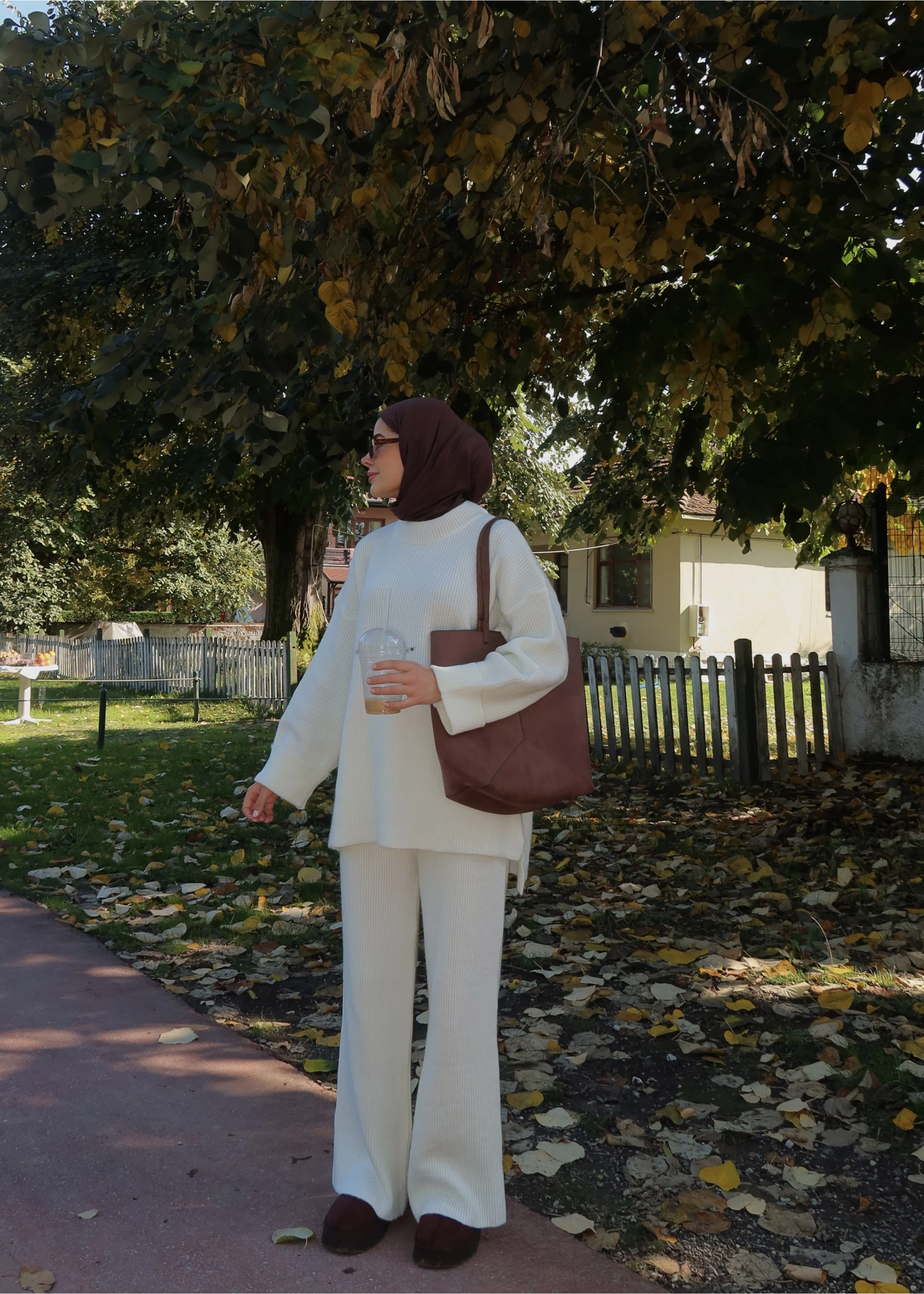 SIK DOKUMA PREMİUM TRİKO TAKIM beyaz
