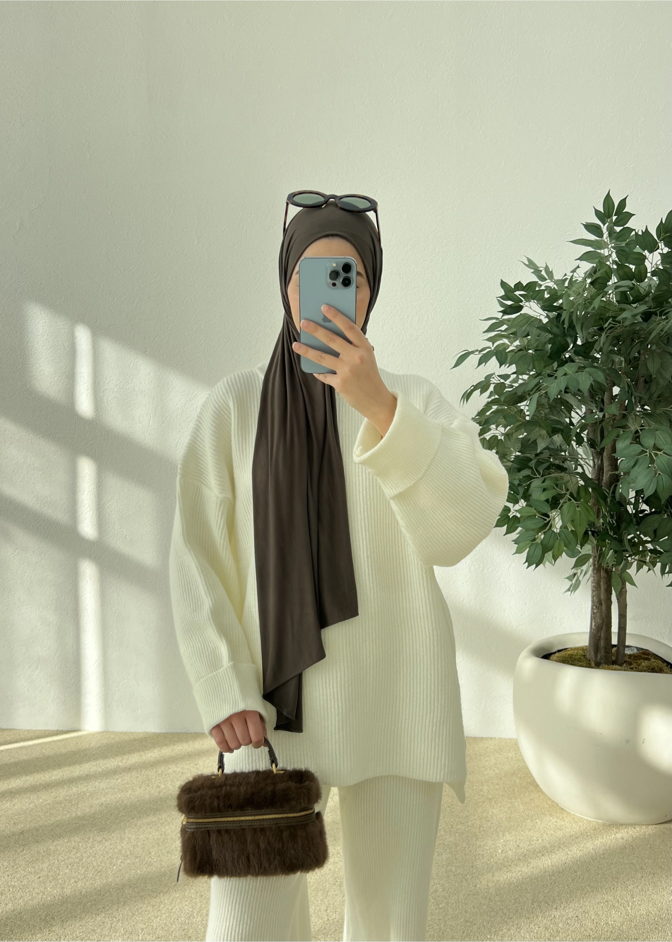 SIK DOKUMA PREMİUM TRİKO TAKIM beyaz