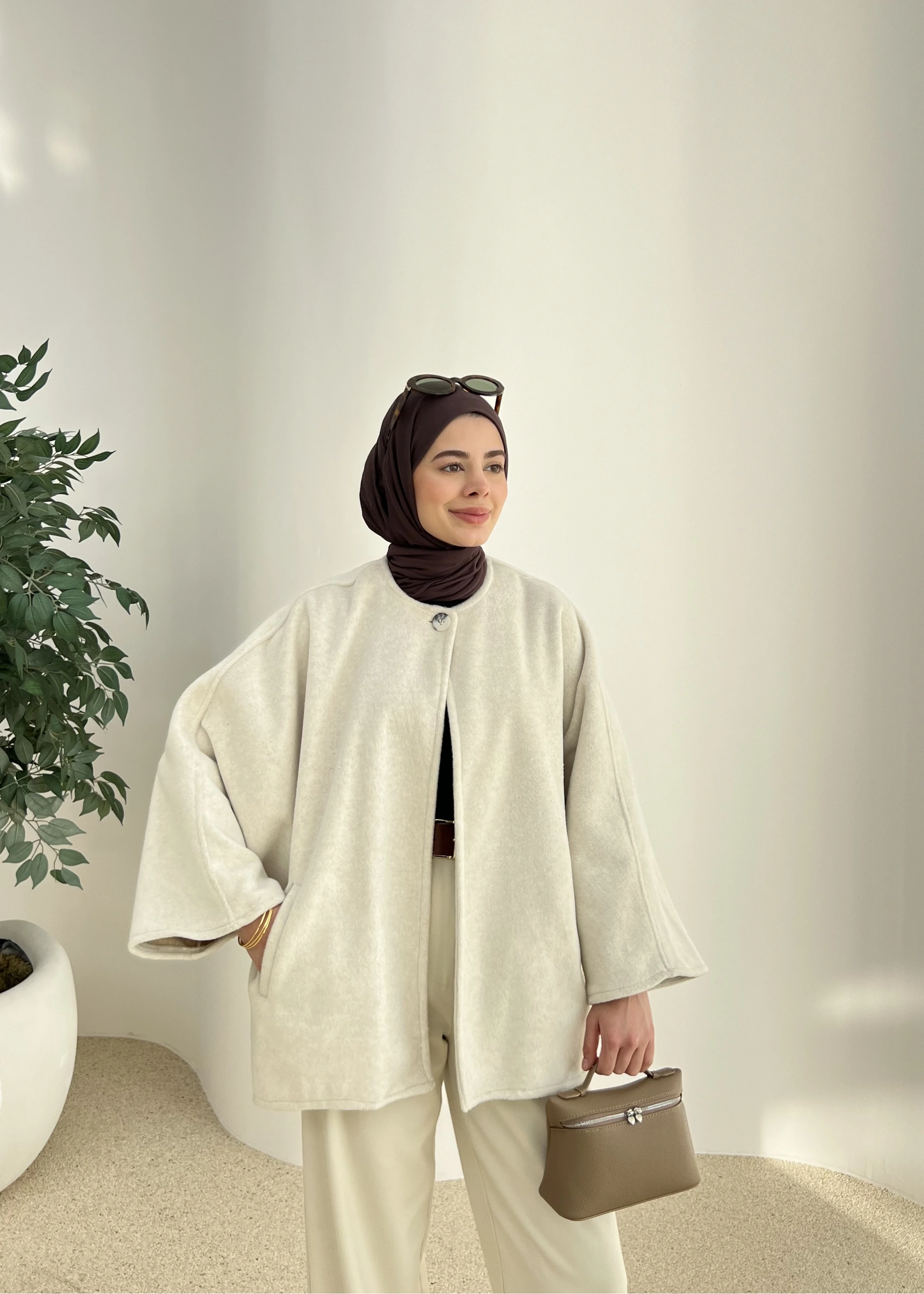 TEK DÜĞME iTHAL PREMİUM ASTARSIZ KABAN bej