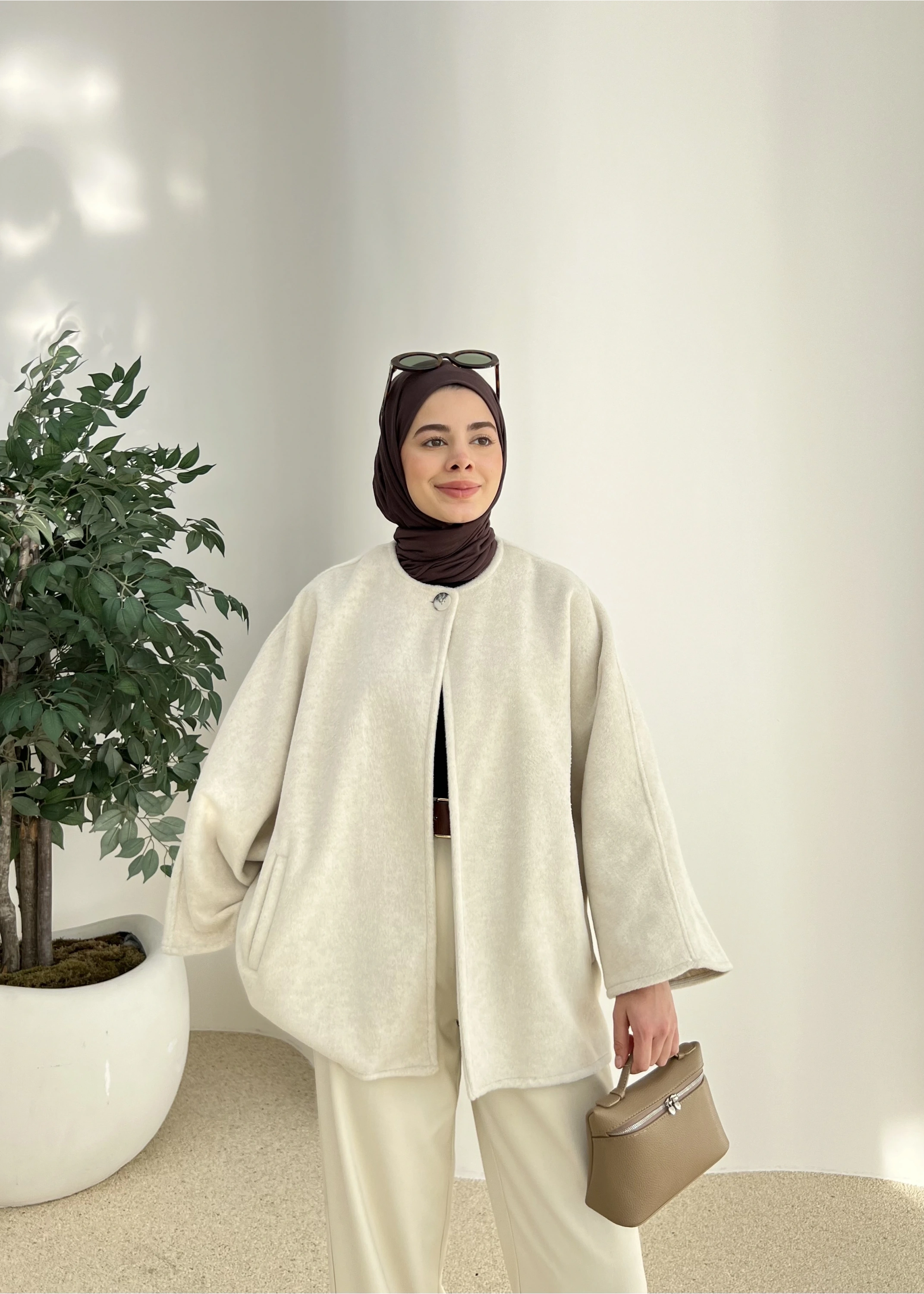 TEK DÜĞME iTHAL PREMİUM ASTARSIZ KABAN bej