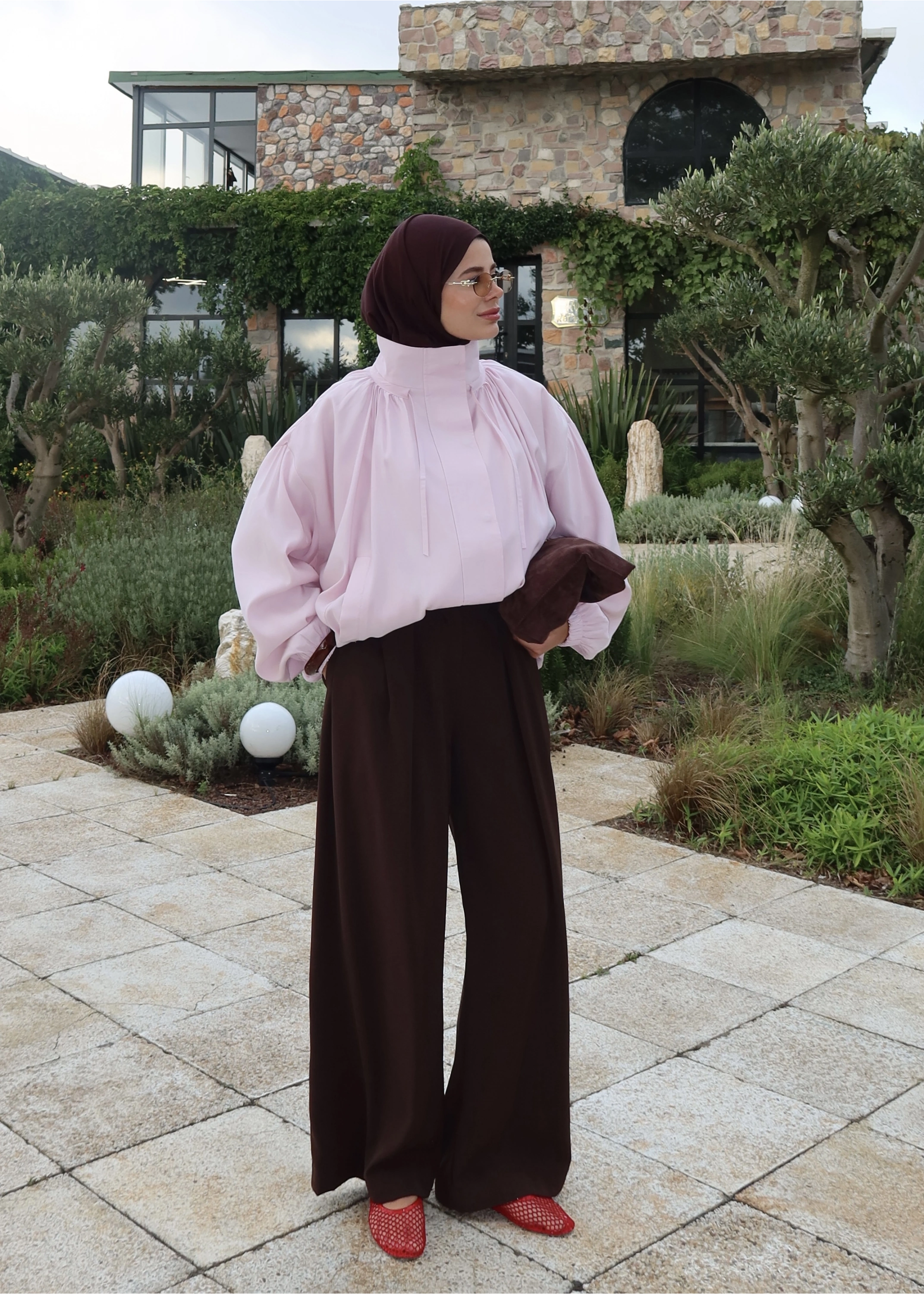 TENSEL BOMBER CEKET TOZ PEMBE