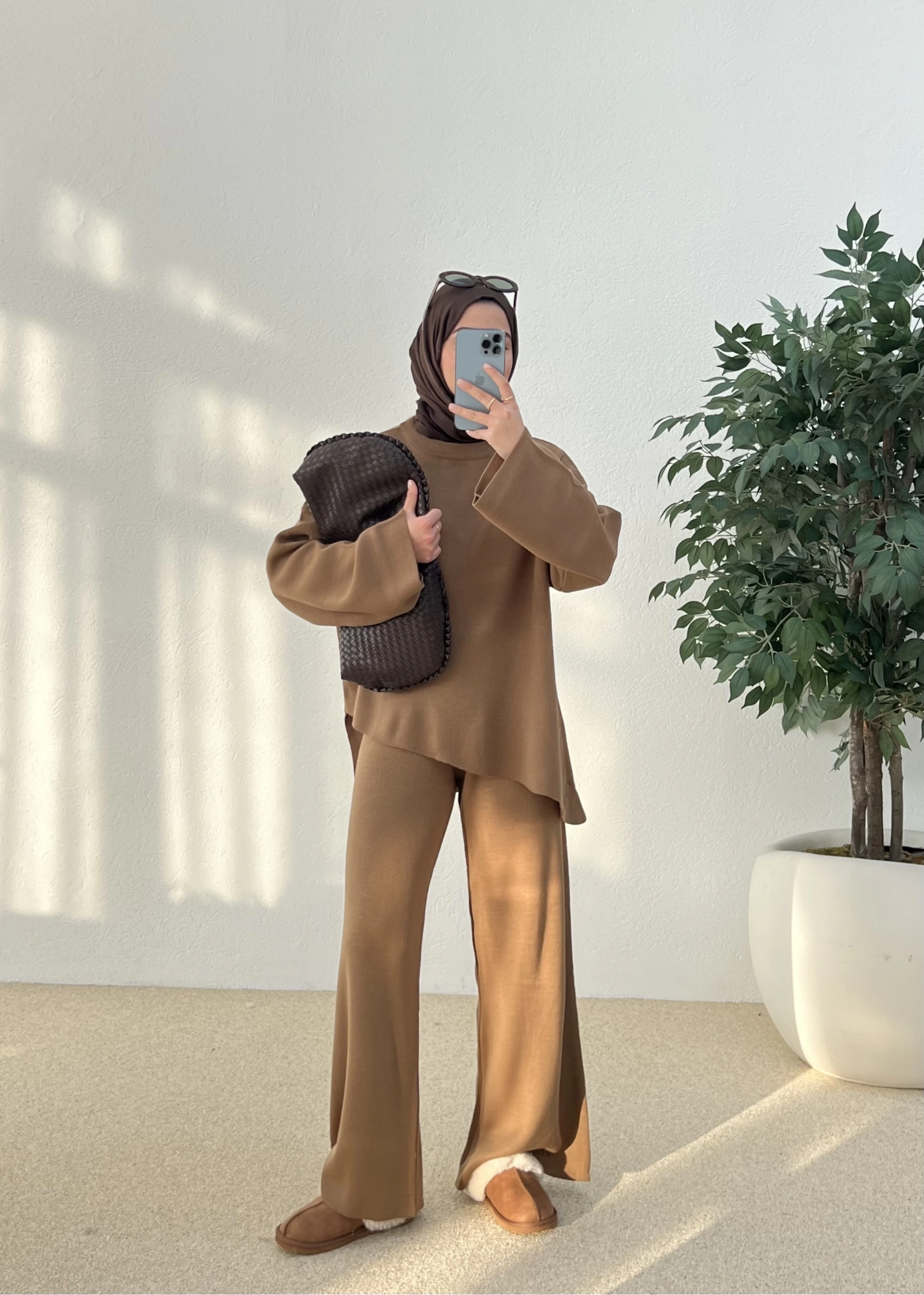 TRİKO TAKIM camel