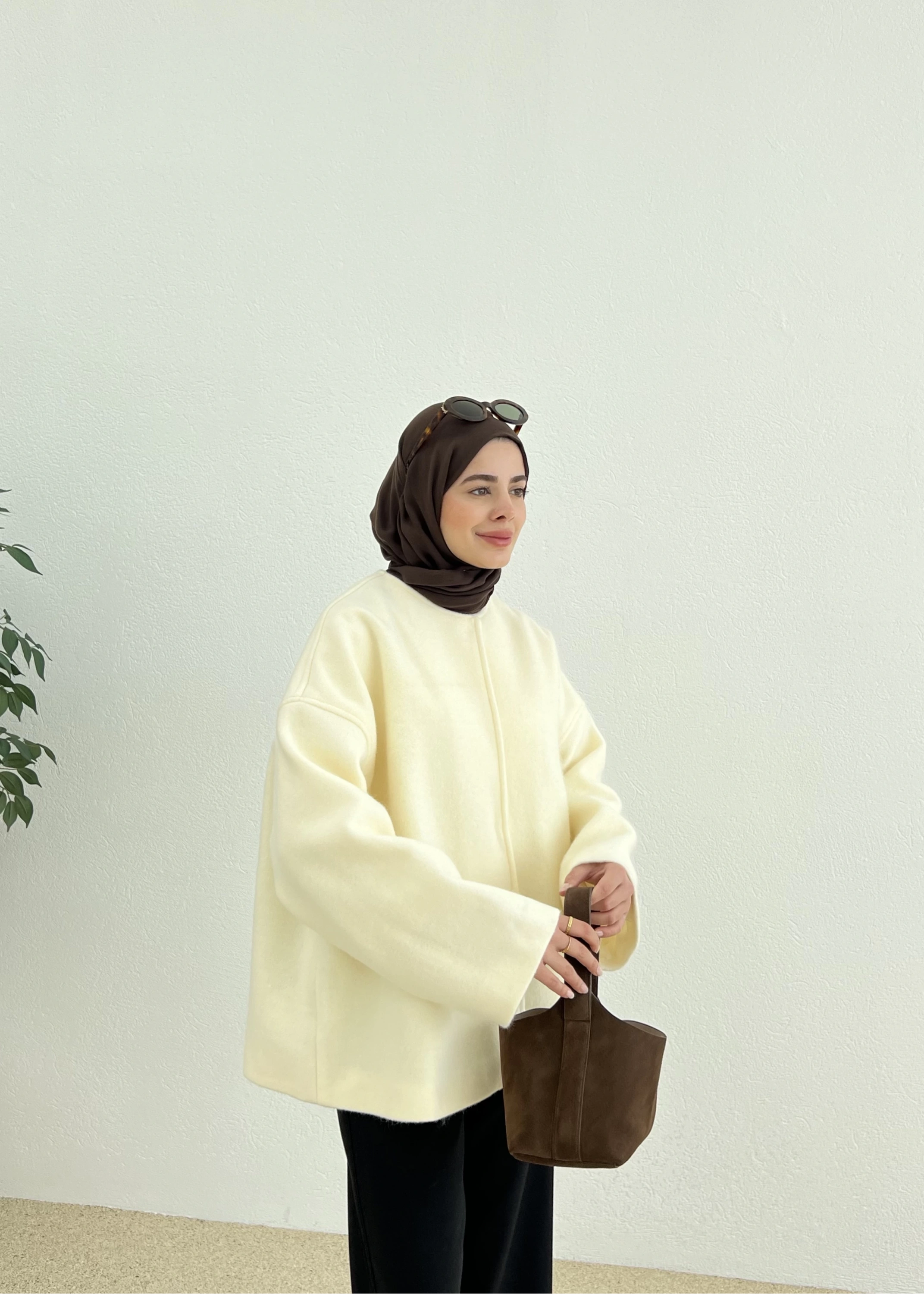 X1 PREMİUM oversize kaşe kaban