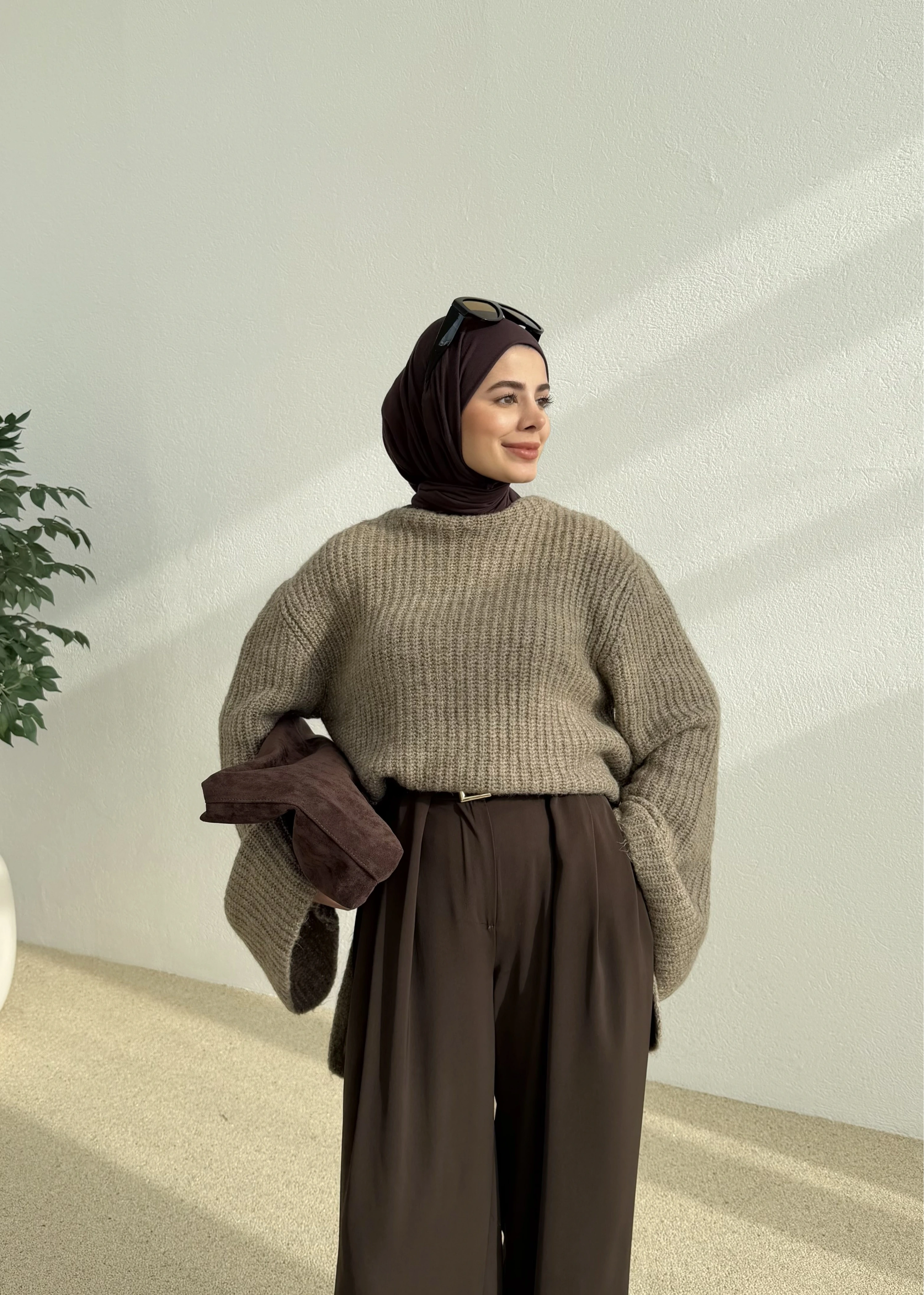 YIRTMAÇLI KAZAK VİZON