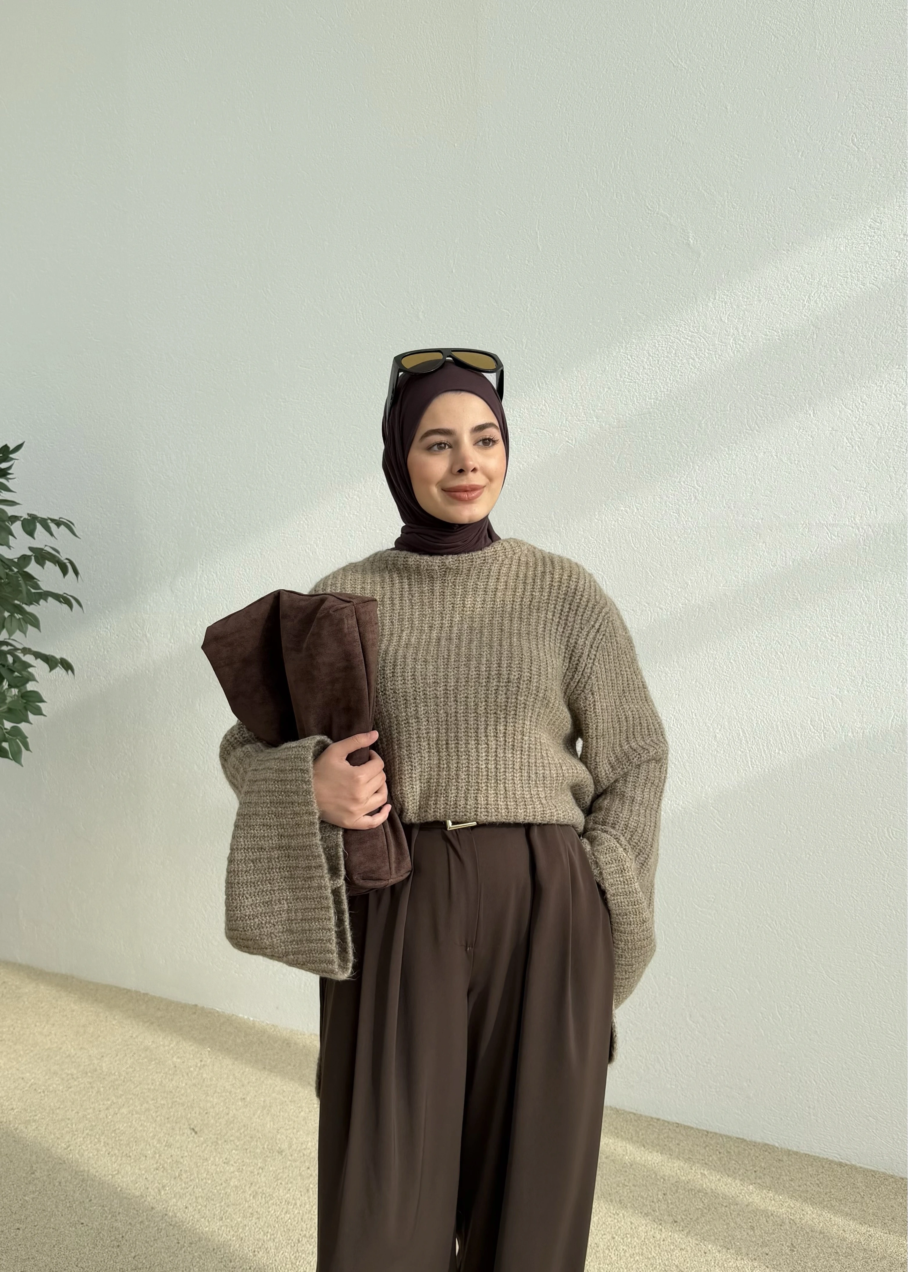 YIRTMAÇLI KAZAK VİZON