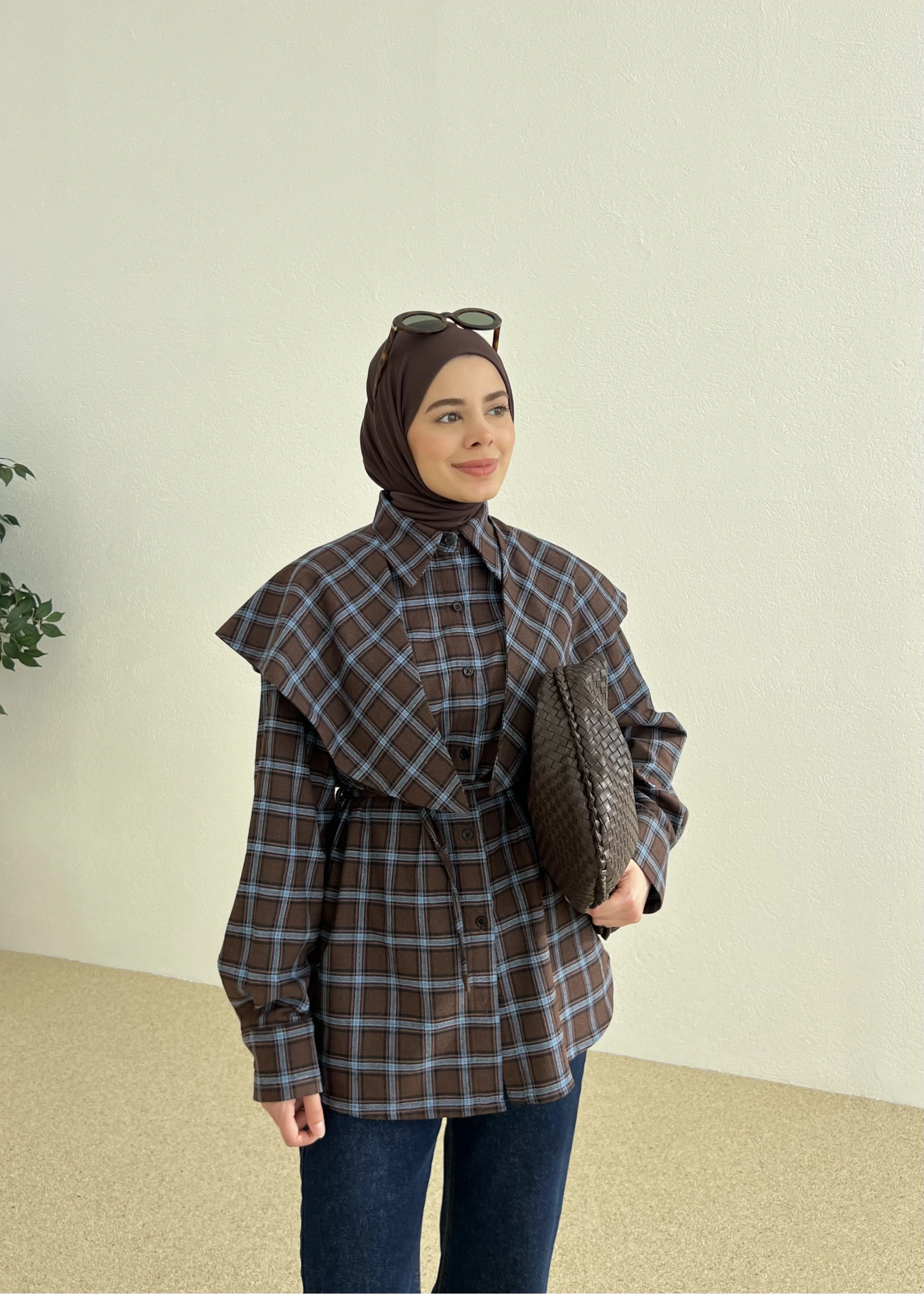 Zr GÖMLEK mavi geçişli