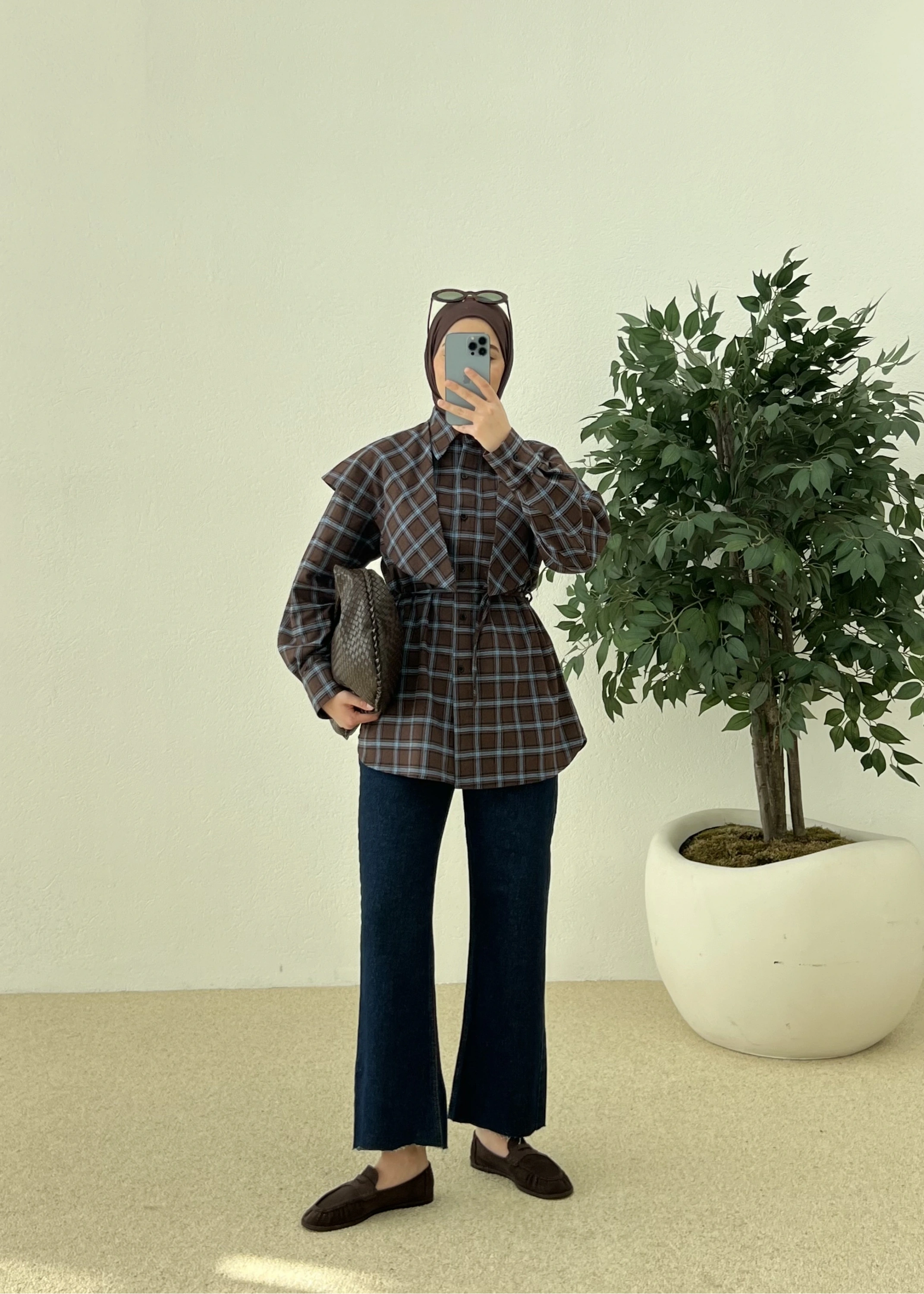 Zr GÖMLEK mavi geçişli