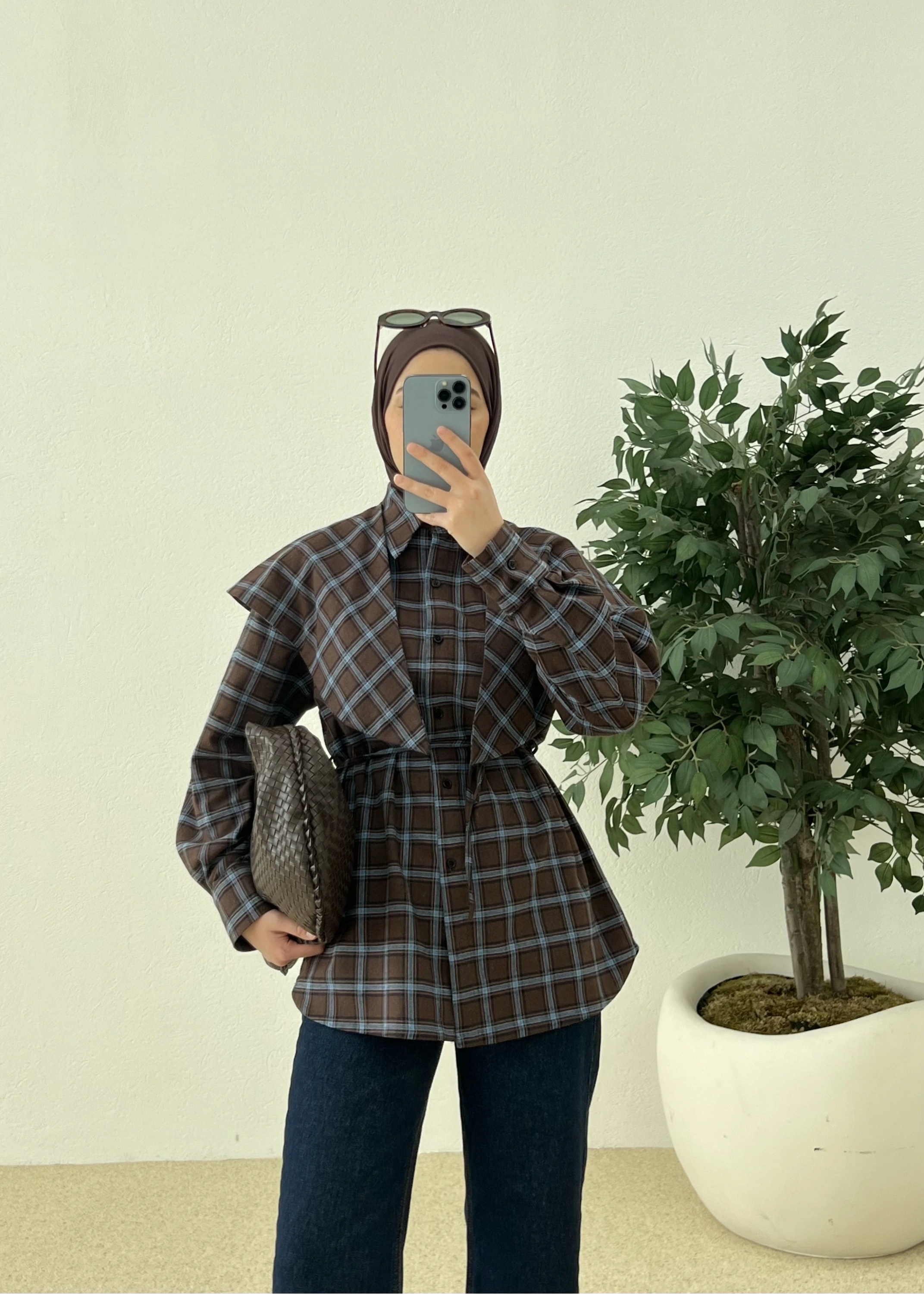 Zr GÖMLEK mavi geçişli