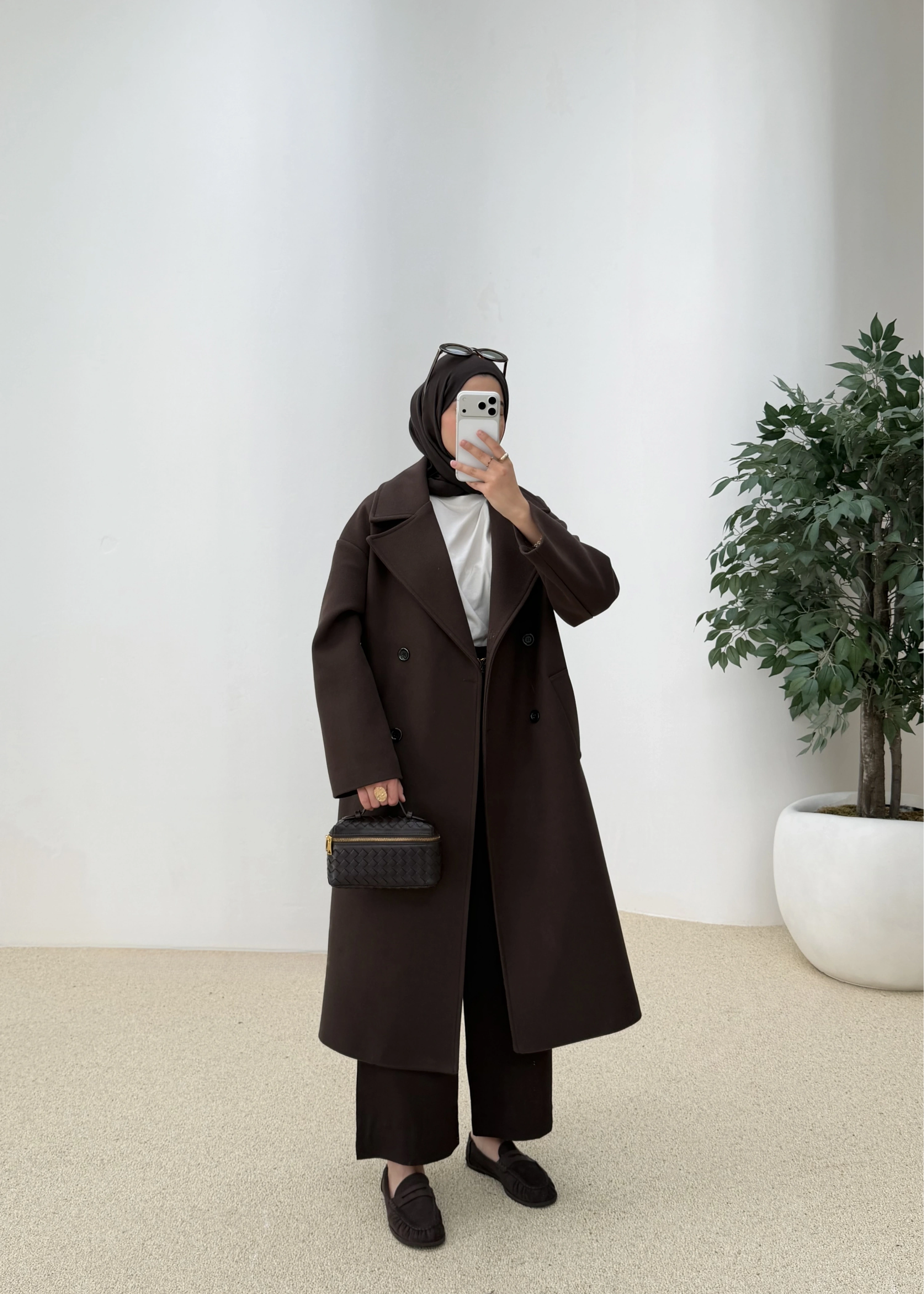 ZR MUADİLİ OVERSİZE ASTARLI KABAN KAHVEACI