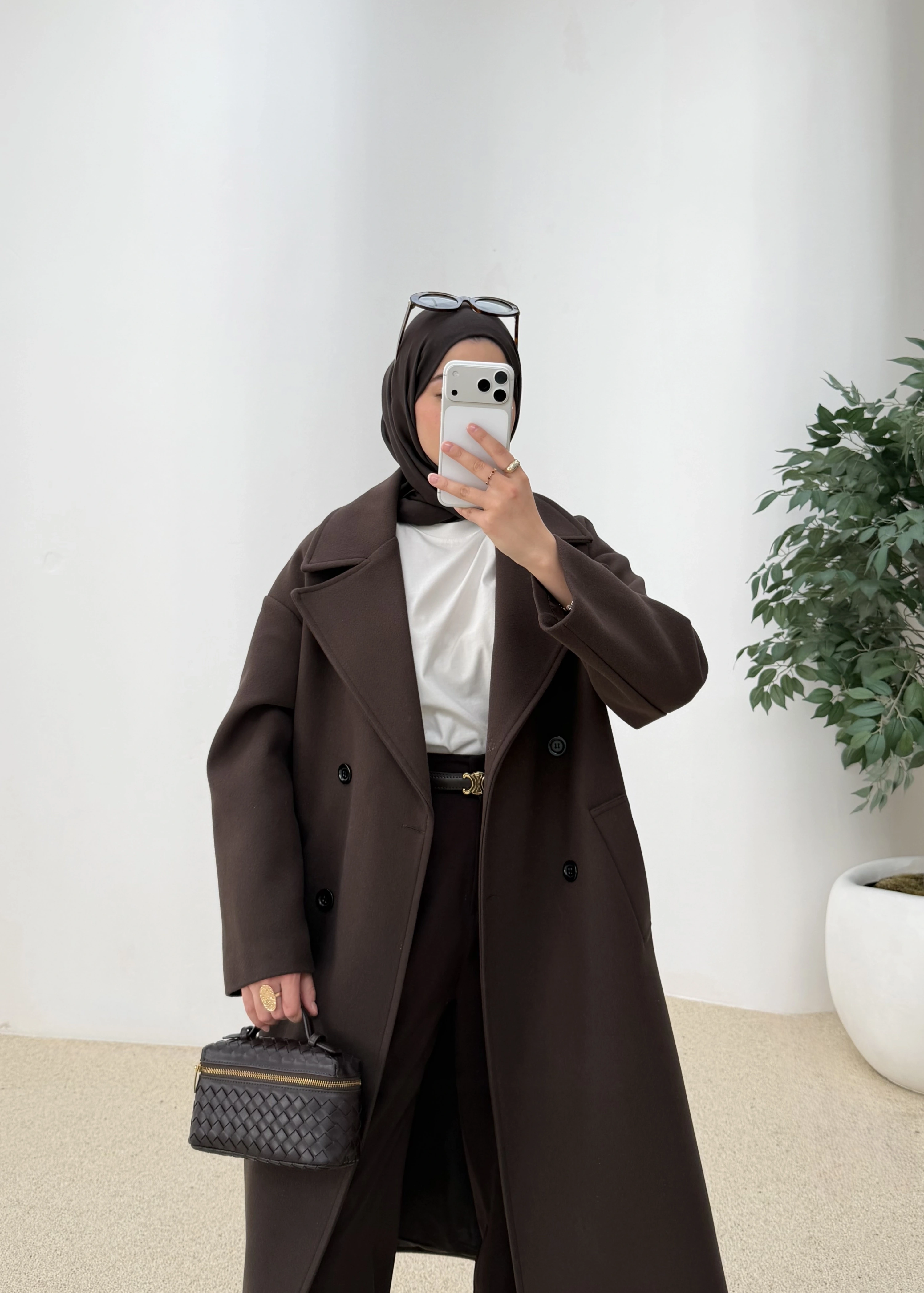 ZR MUADİLİ OVERSİZE ASTARLI KABAN KAHVEACI