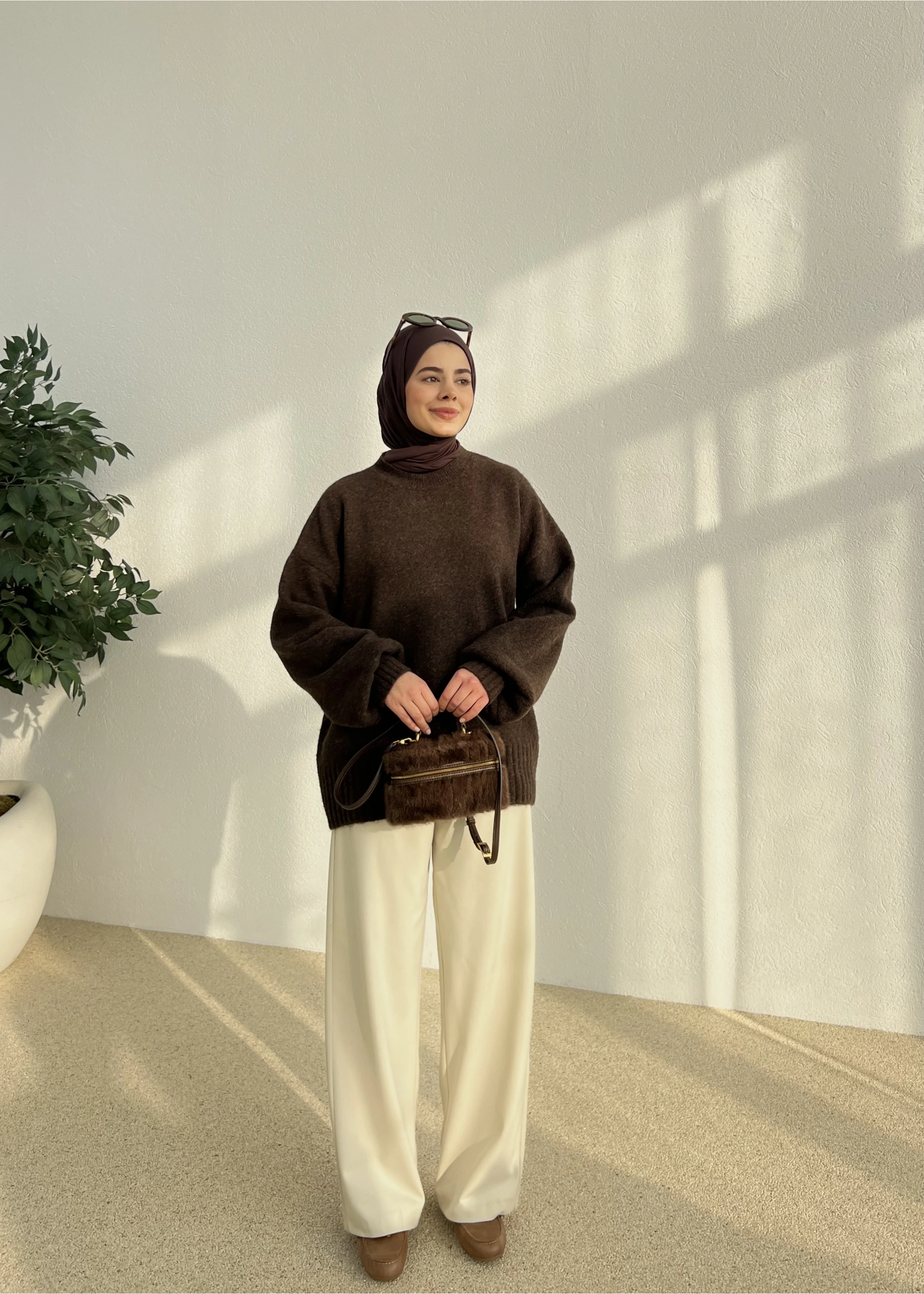 ZR PREMİUM KAZAK acı kahve