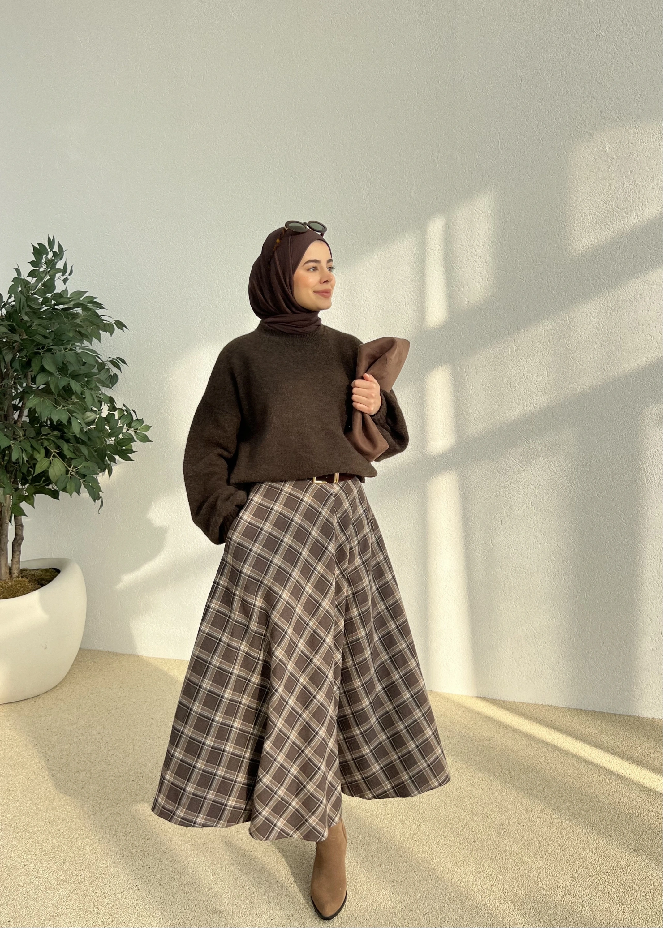 ZR PREMİUM KAZAK acı kahve