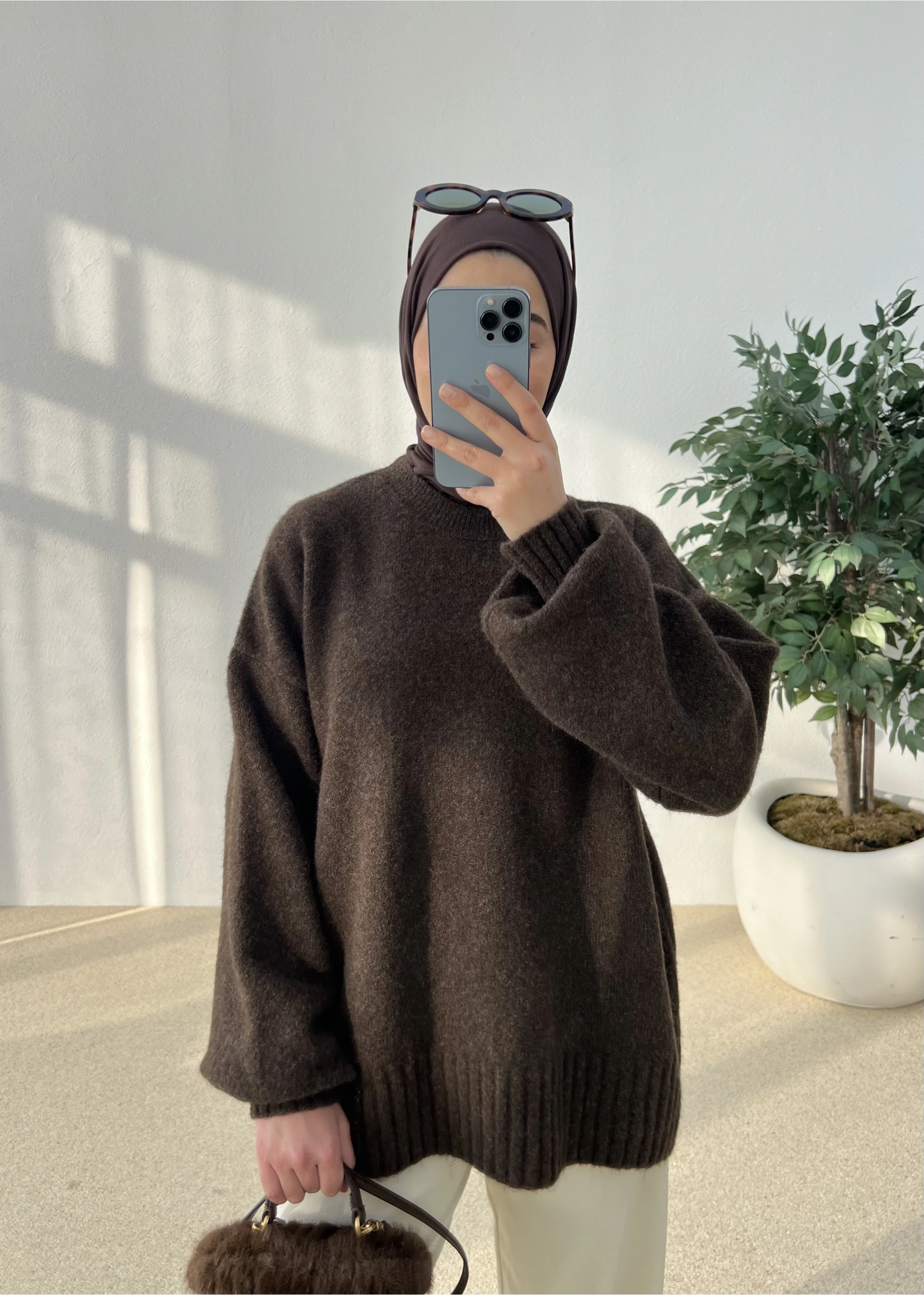 ZR PREMİUM KAZAK acı kahve