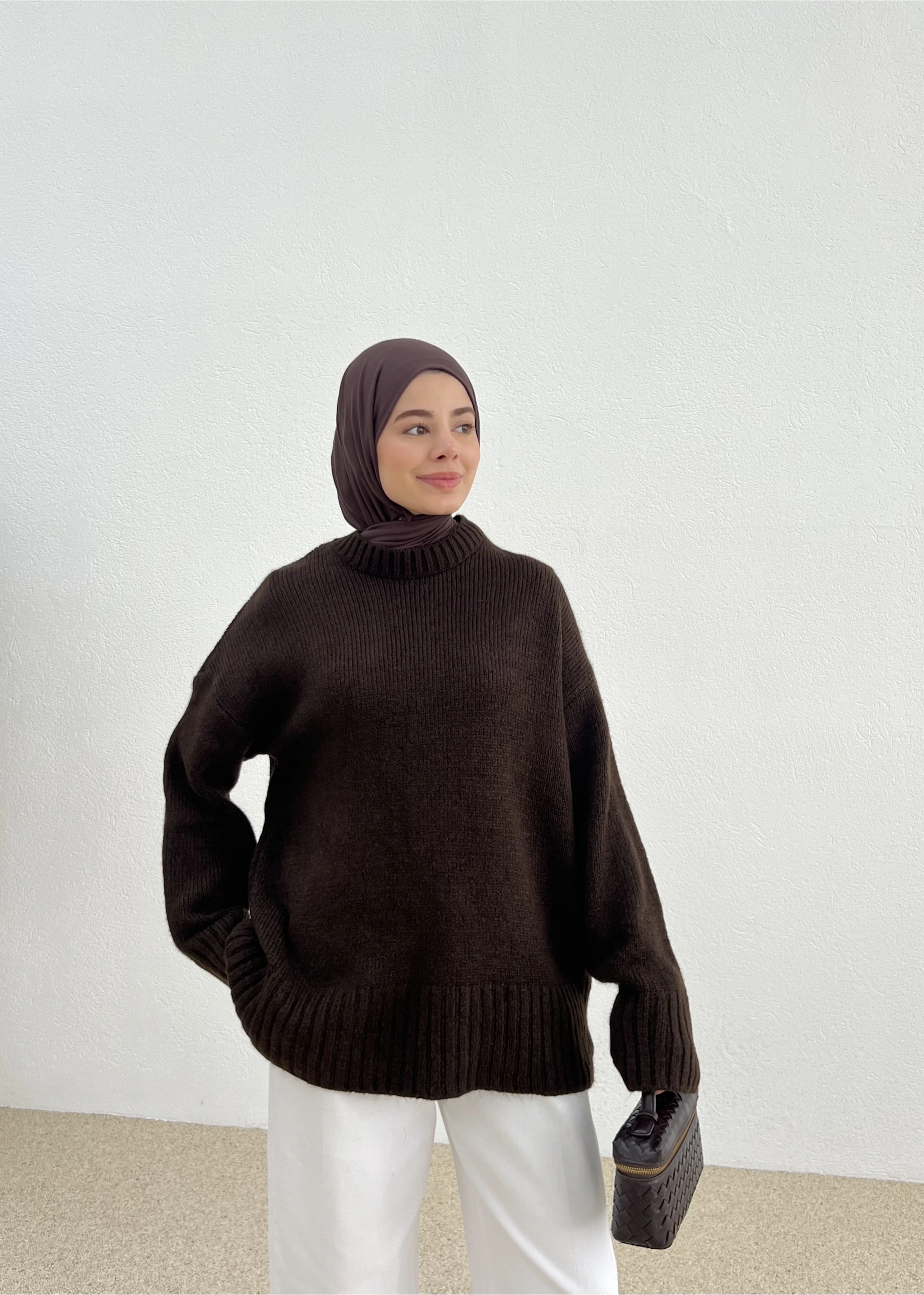 ZR PREMİUM KAZAK acı kahve Qu