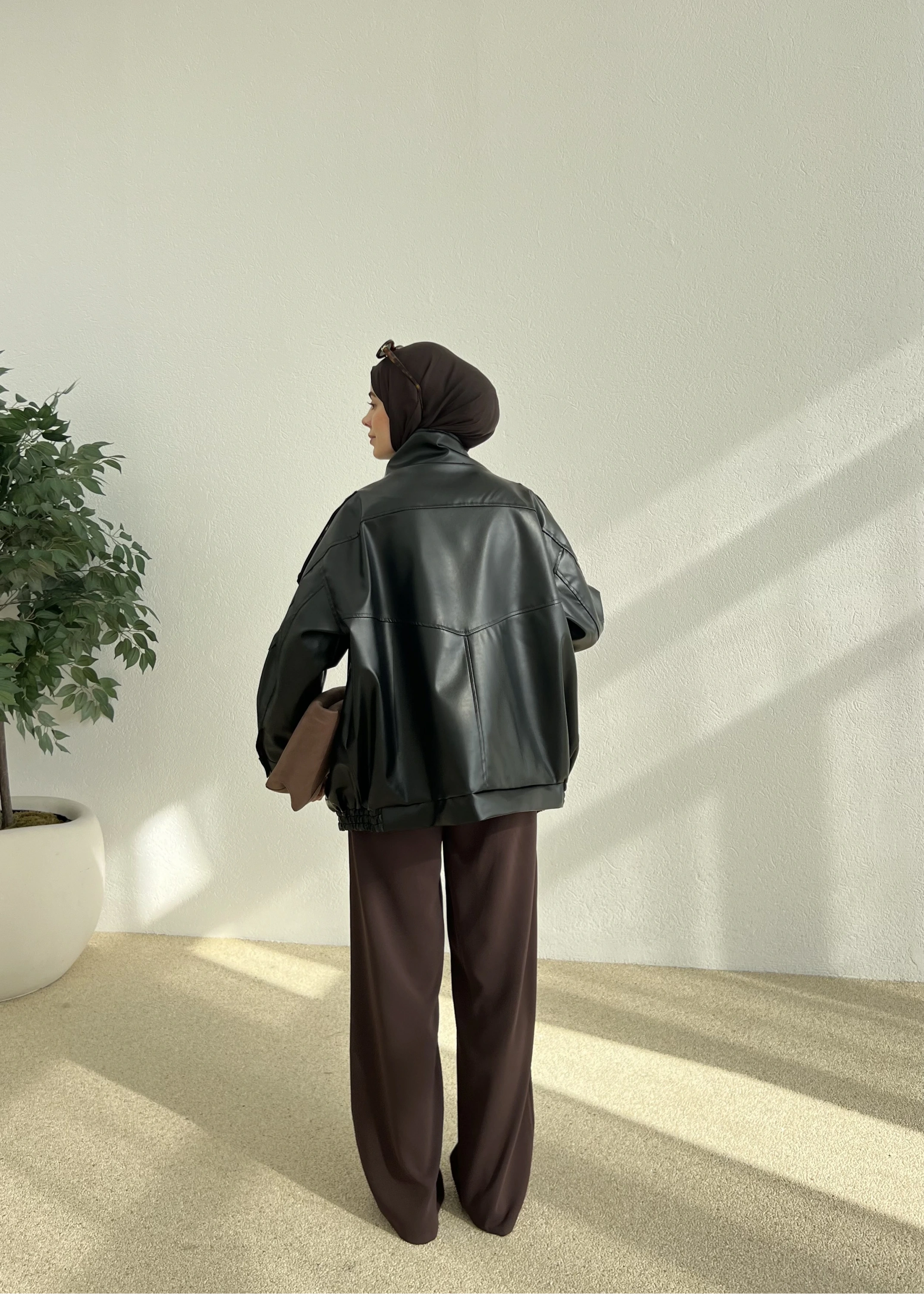 ZR VİRAL DERİ CEKET pln